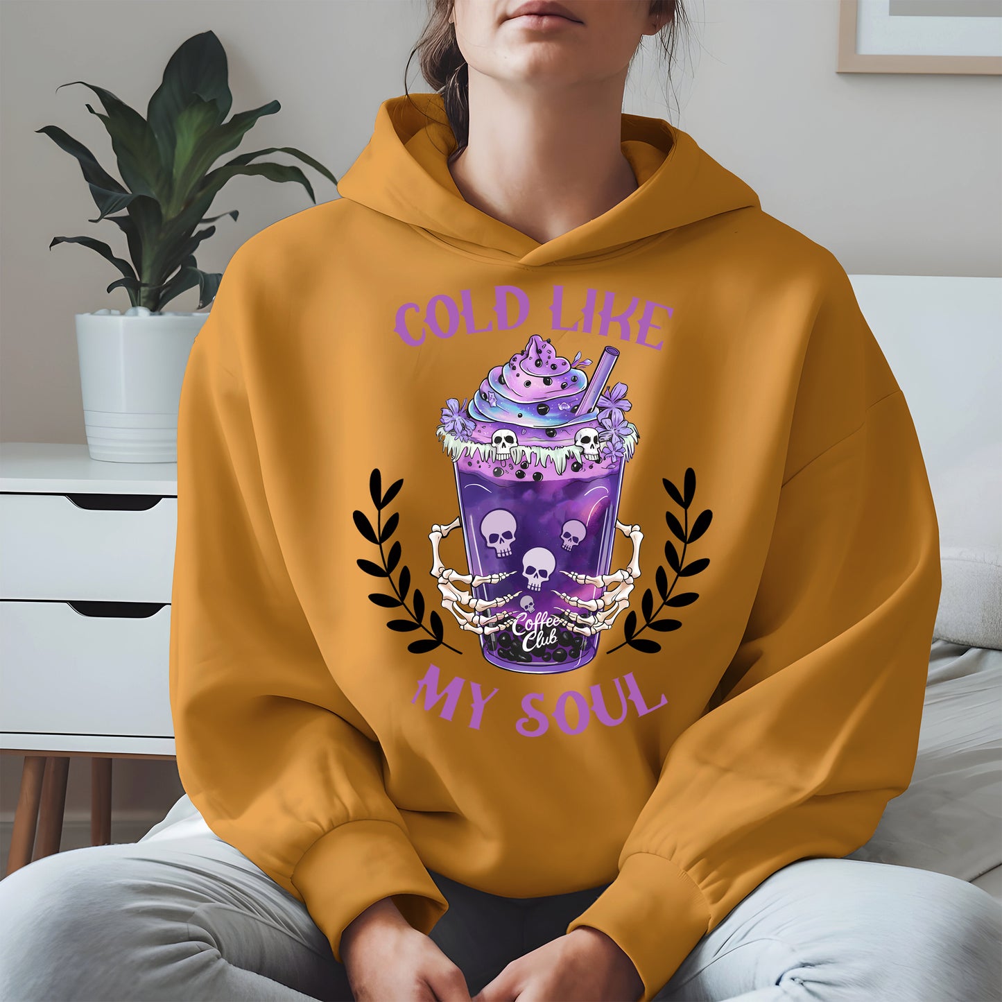 Cold Like My Soul Iced Coffee Halloween Shirt