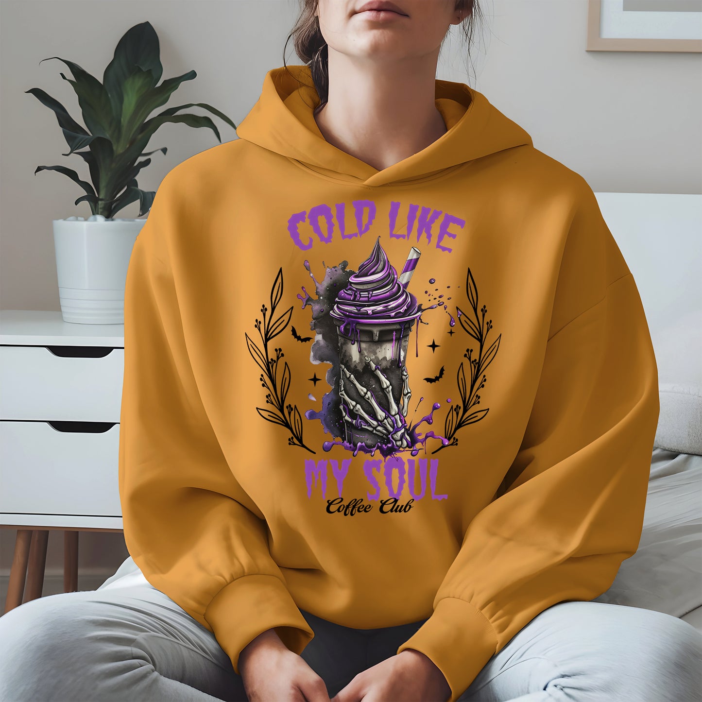 Cold Like My Soul Skeleton Drink Halloween Shirt