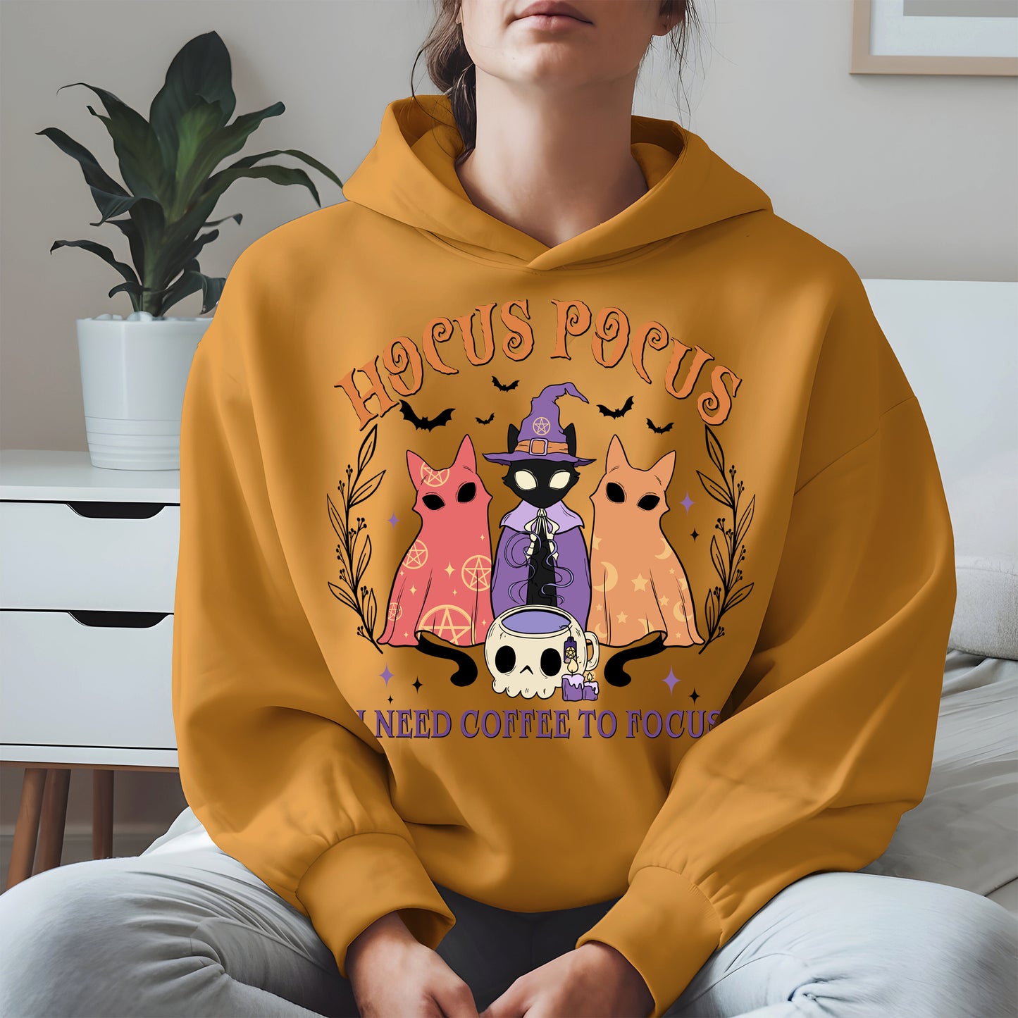 Hocus Pocus Coffee Cat Shirt