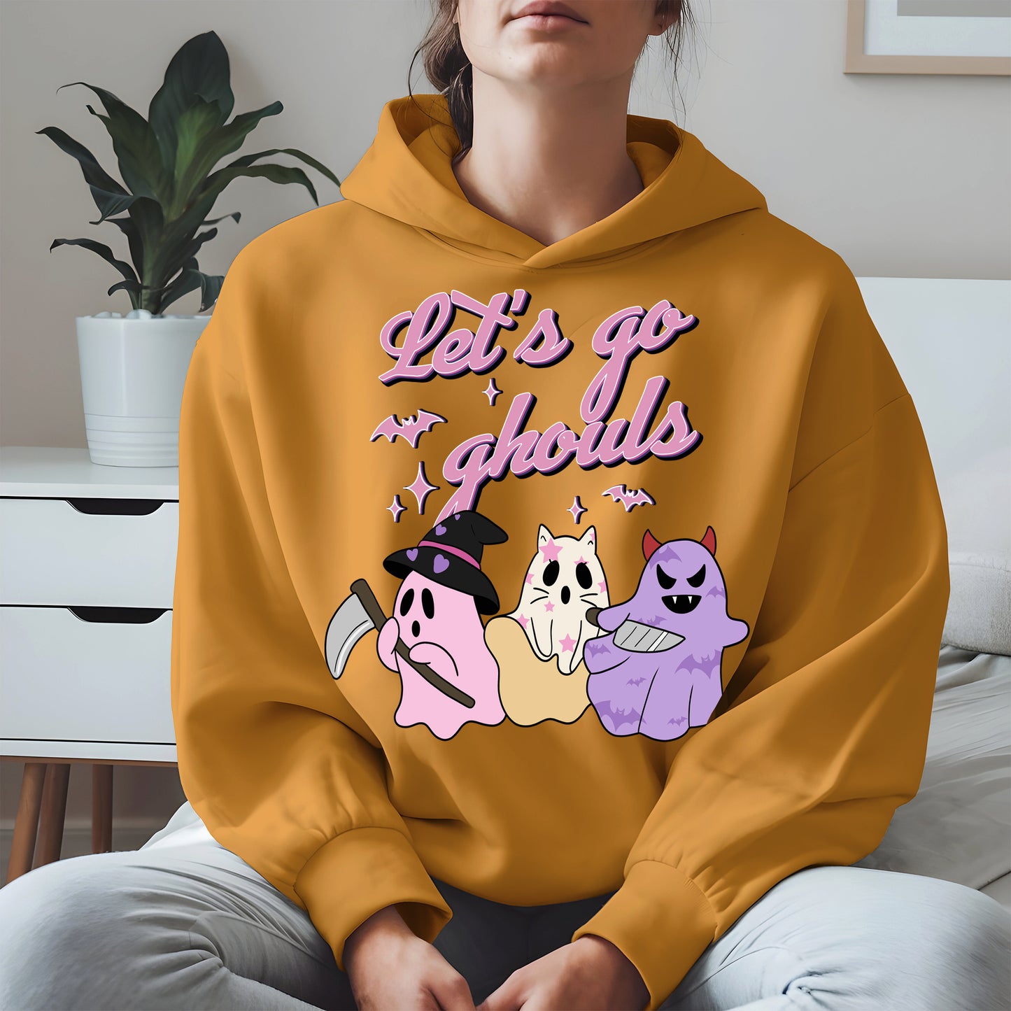 Let’s Go Ghouls Shirt Cute Halloween Ghost
