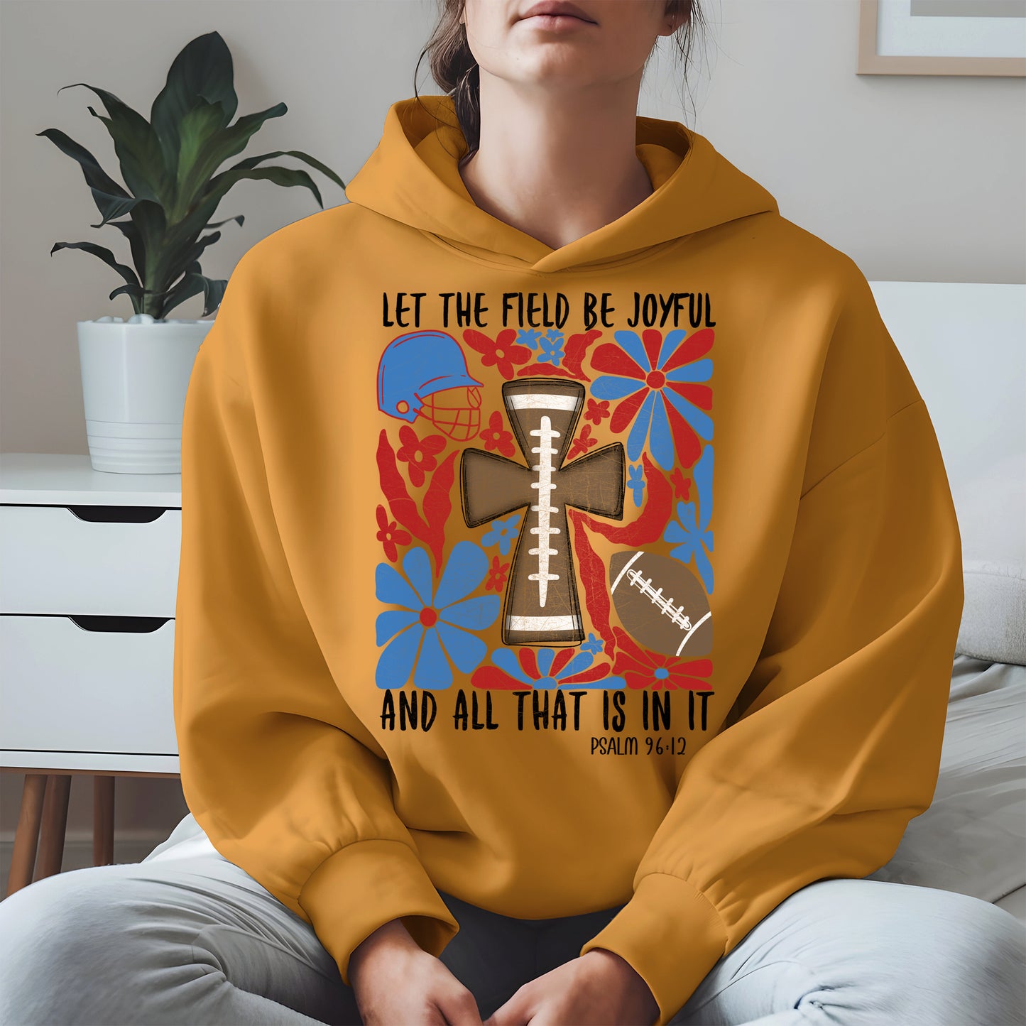 Faith Football Shirt Sport Tee Hoodie Sweatshirt Gift for Fans