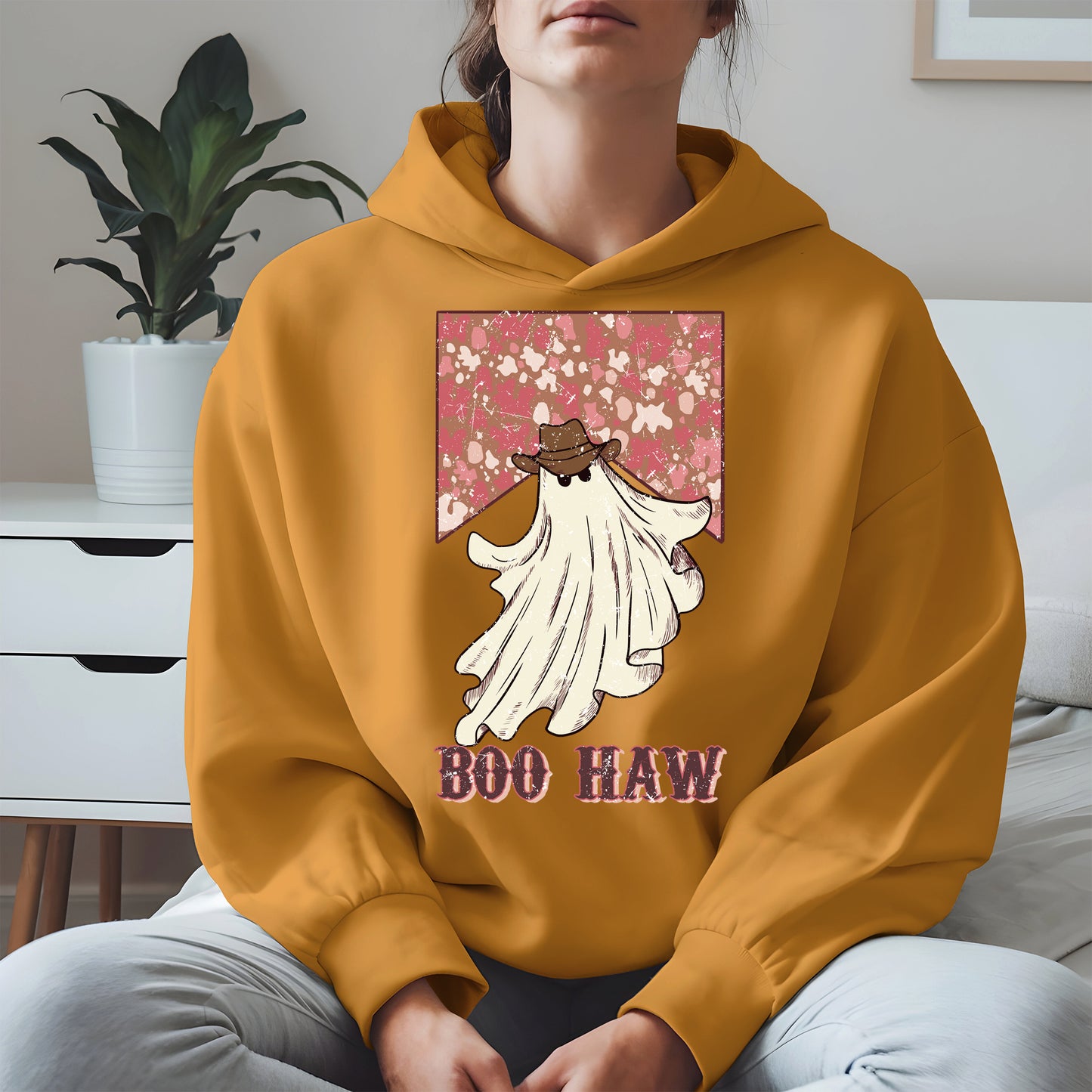 Boo Haw Western Ghost Cowgirl Tee