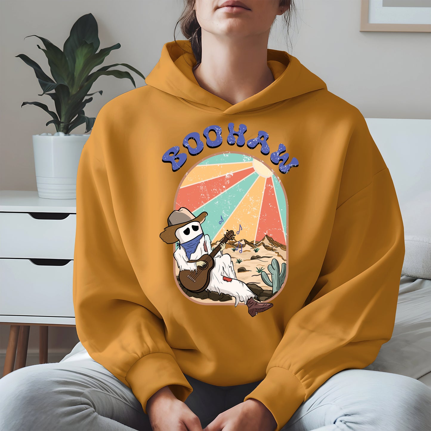 Boohaw Singing Ghost Western Tee
