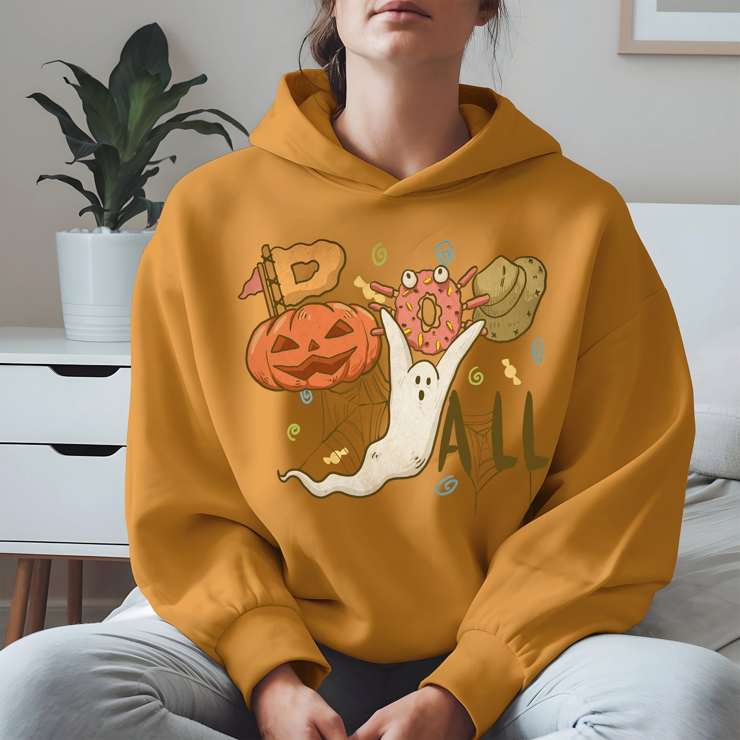 Boo Yall Cute Halloween Fall Tee