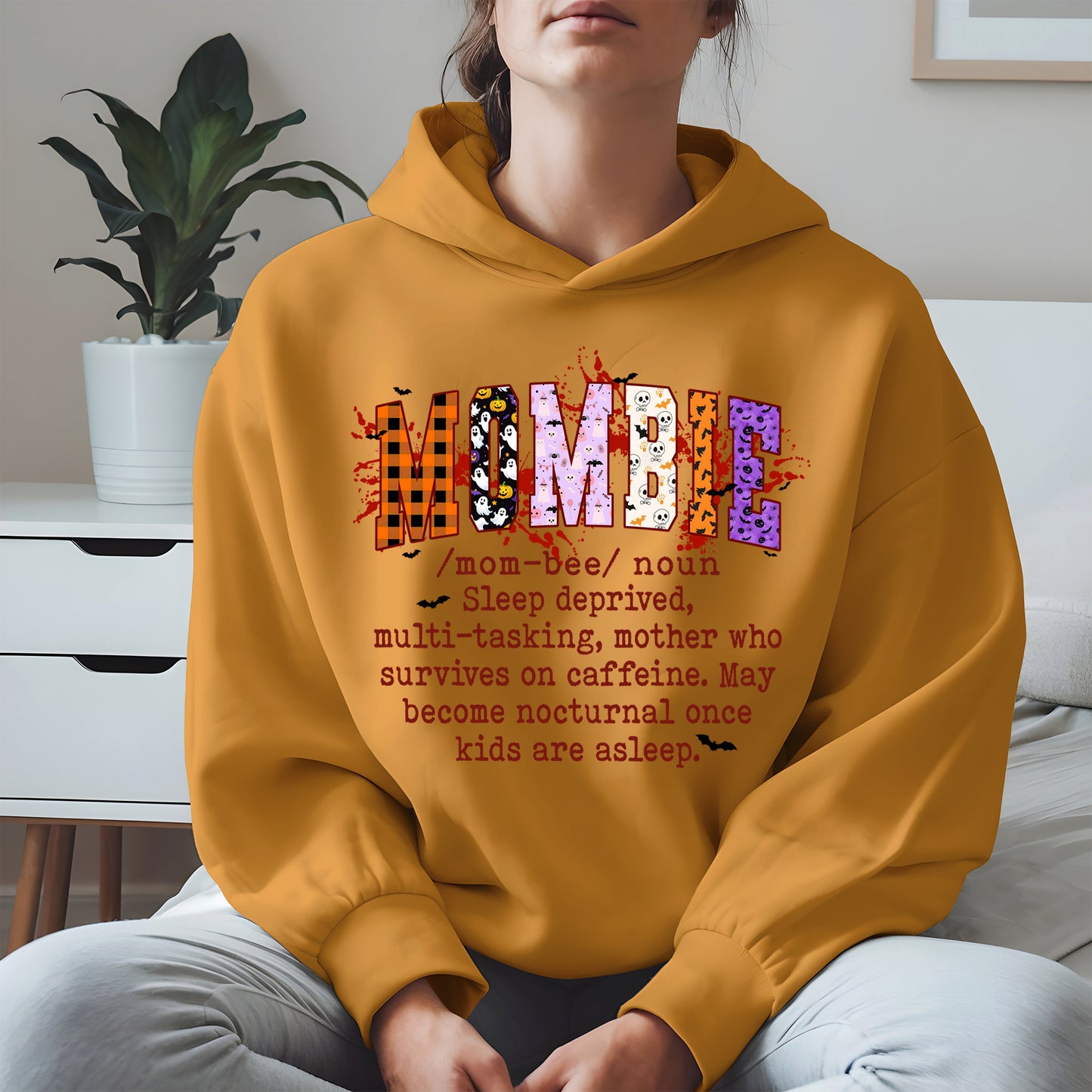 MOMBIE Halloween shirt and hoodie