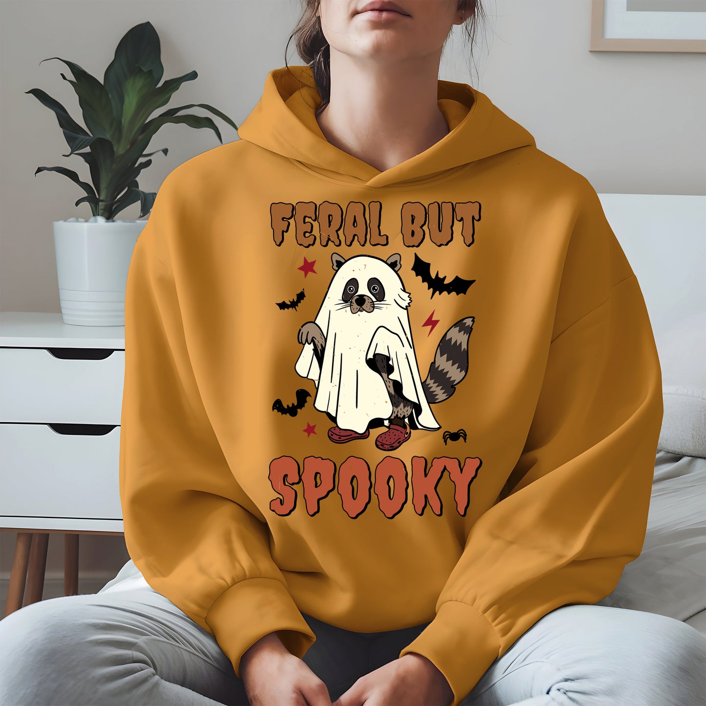Feral But Spooky halloween shirt