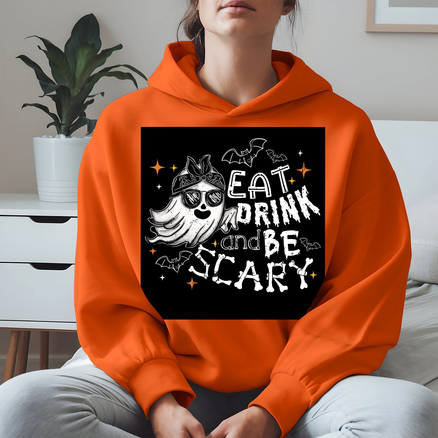 Eat Drink and Be Scary halloween shirt