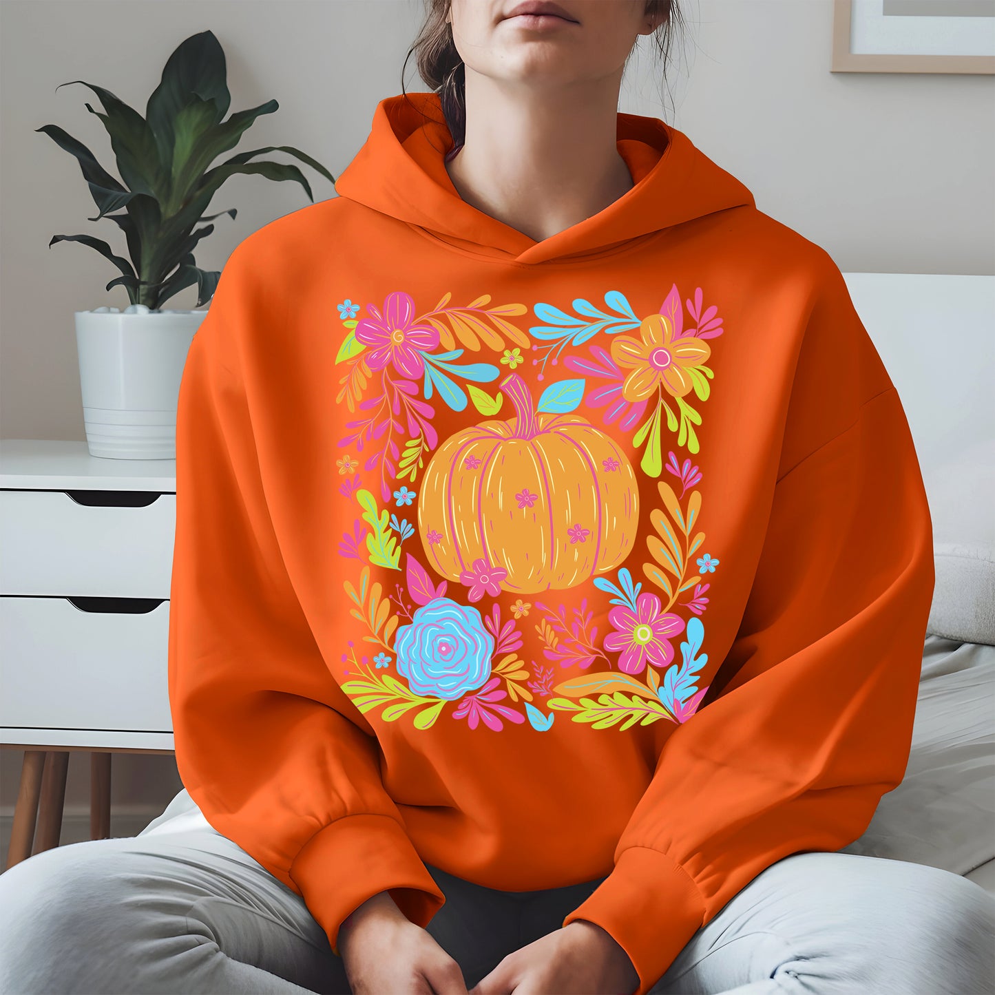 Neon Pumpkin halloween shirt