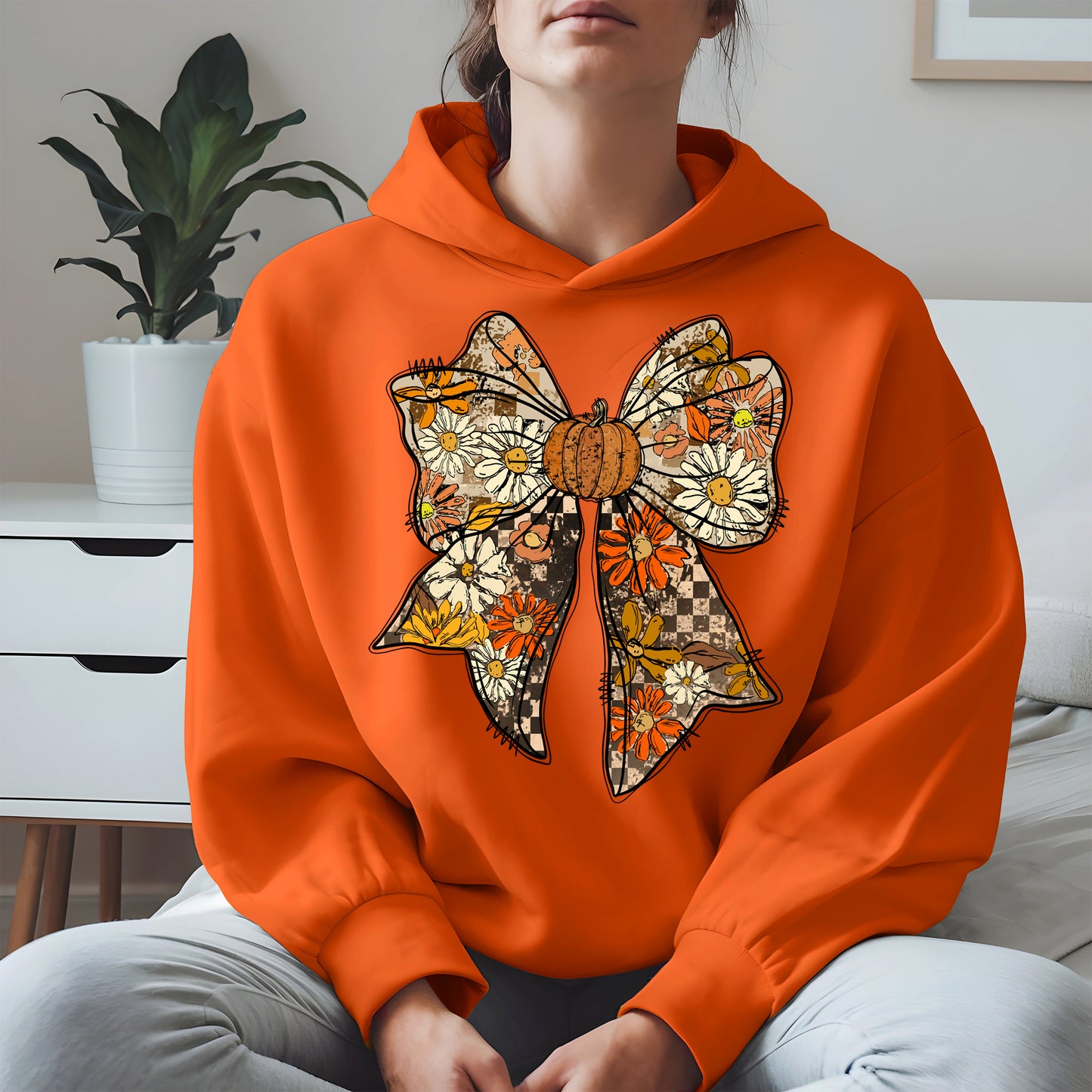 Floral Halloween Coquette Bow shirt