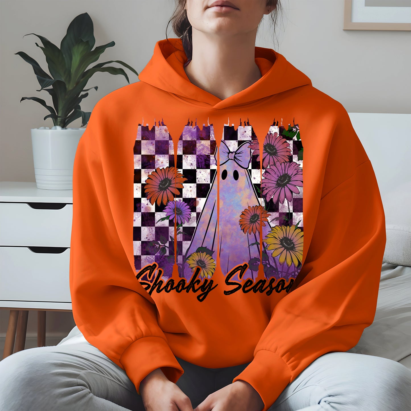 Floral Ghost Halloween shirt