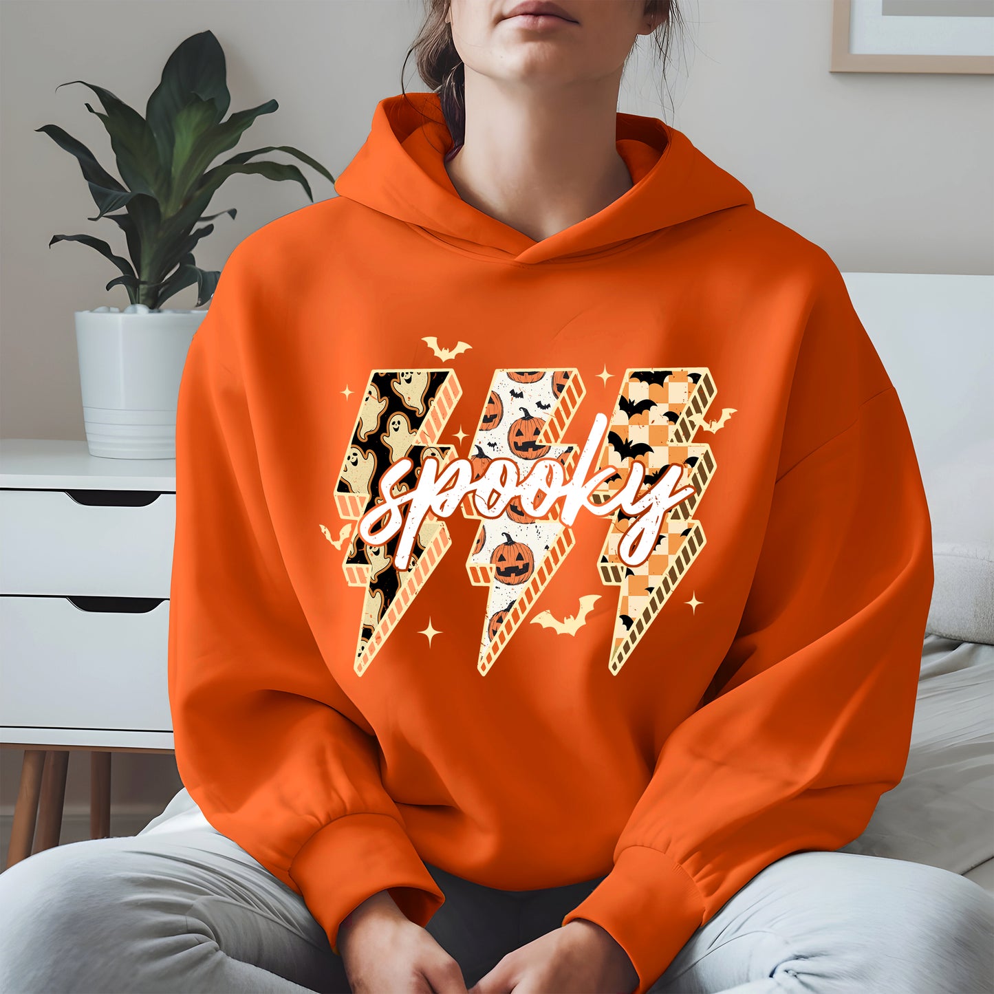 Spooky Lightning Bolt Halloween shirt