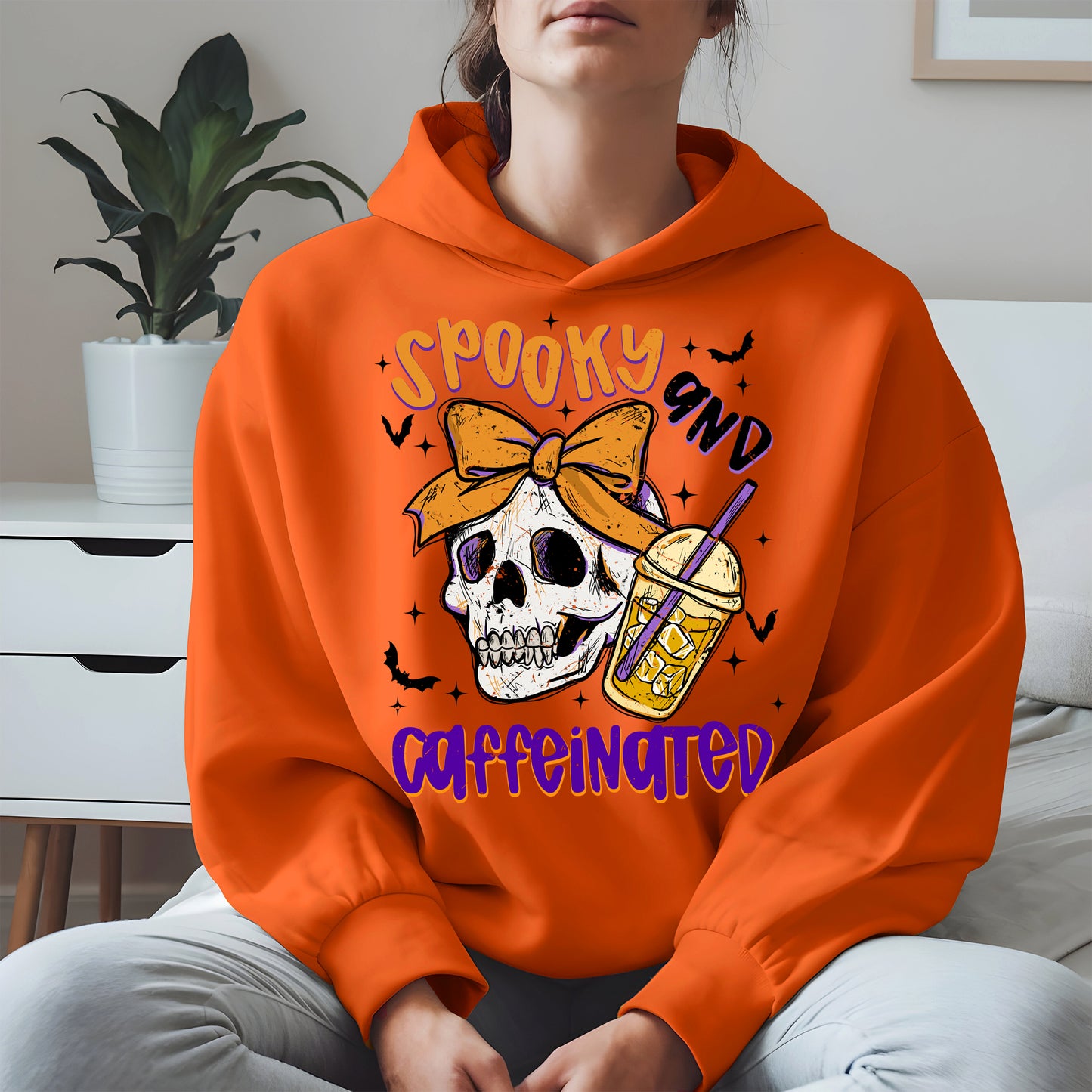 Spooky and Caffeinated halloween shirt