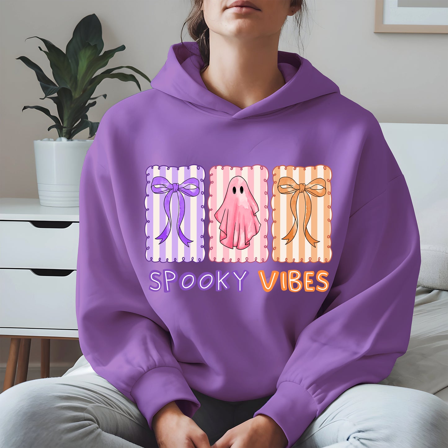 Spooky Vibes Shirt Hoodie Sweatshirt for Halloween and Fall Looks