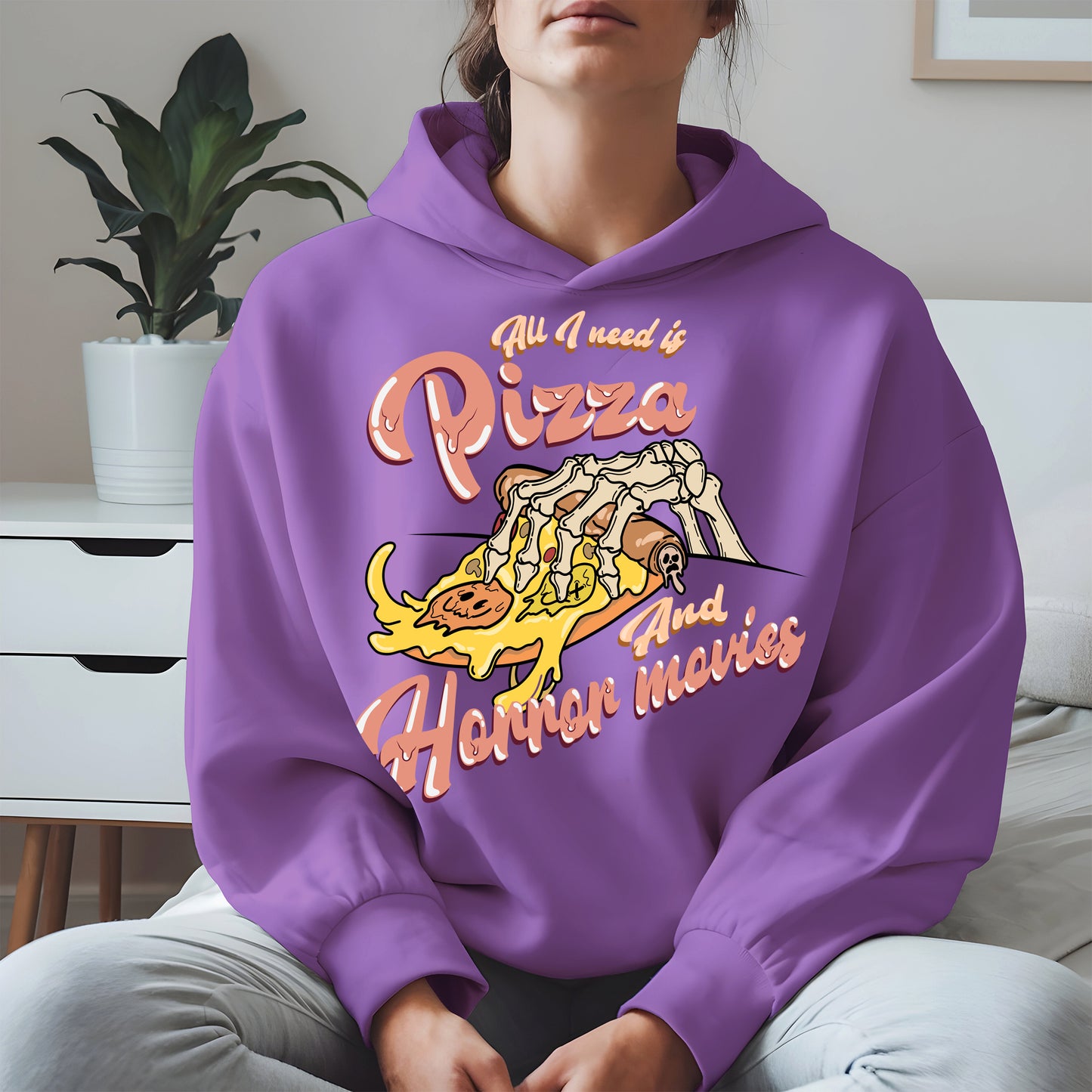 All I Need Is Pizza And Horror Movies Shirt