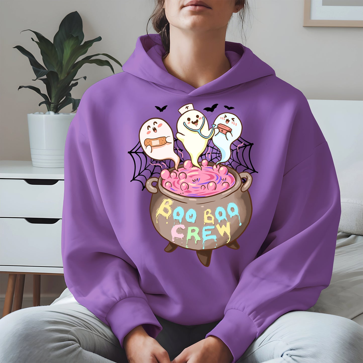 Boo Boo Crew – Cute Halloween Nurse Ghost Shirt