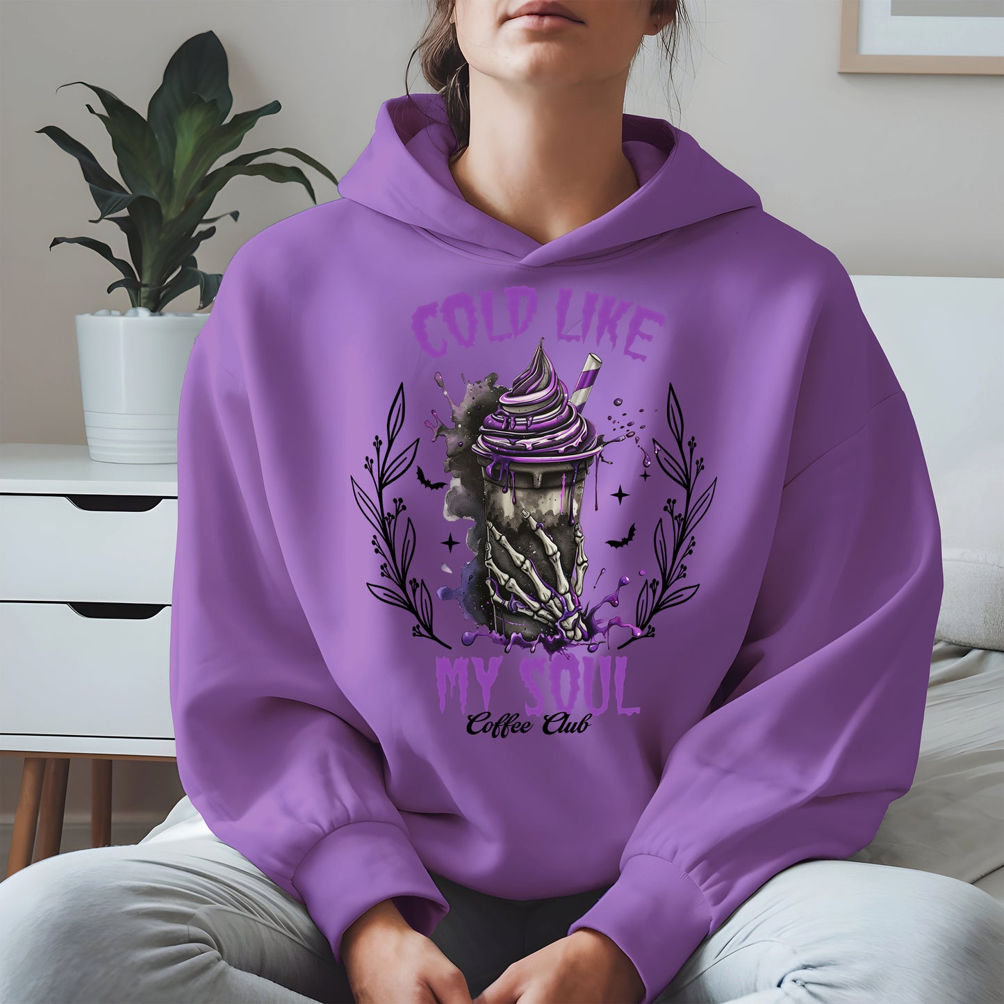 Cold Like My Soul Skeleton Drink Halloween Shirt