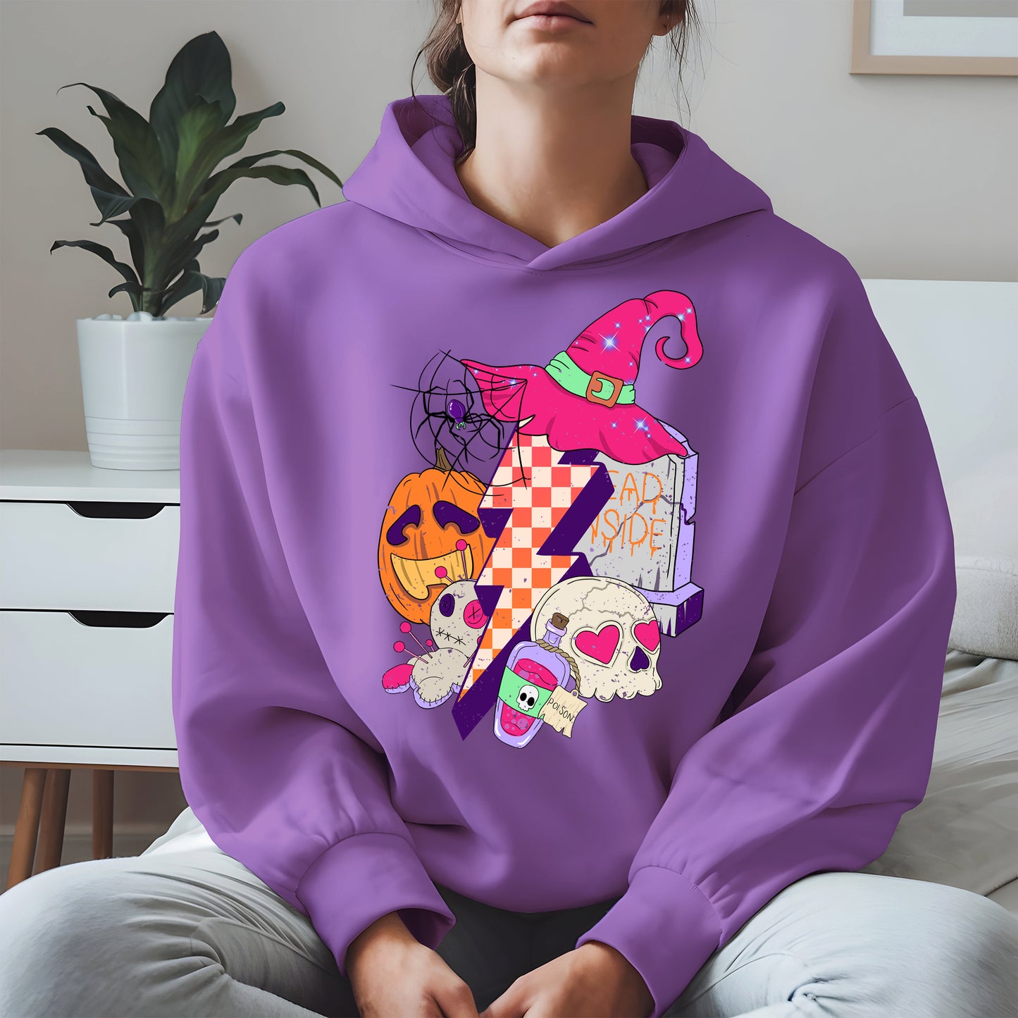 Witchy Lightning Halloween Shirt