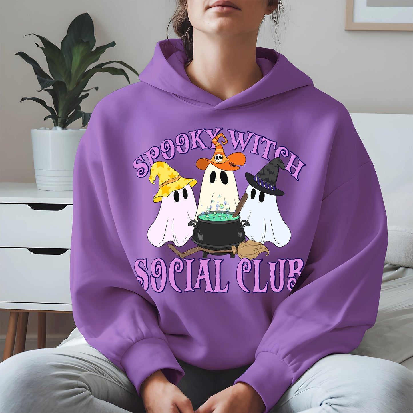 Spooky Witch Social Club Halloween Shirt