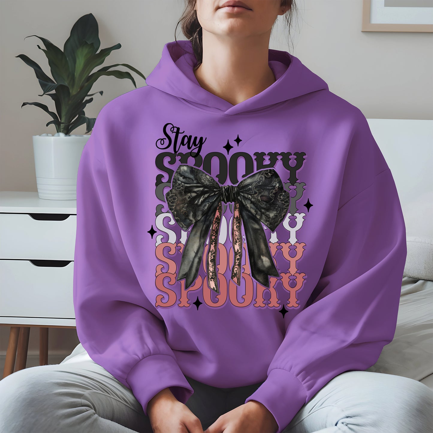 Gothic Spooky Bow Halloween Shirt