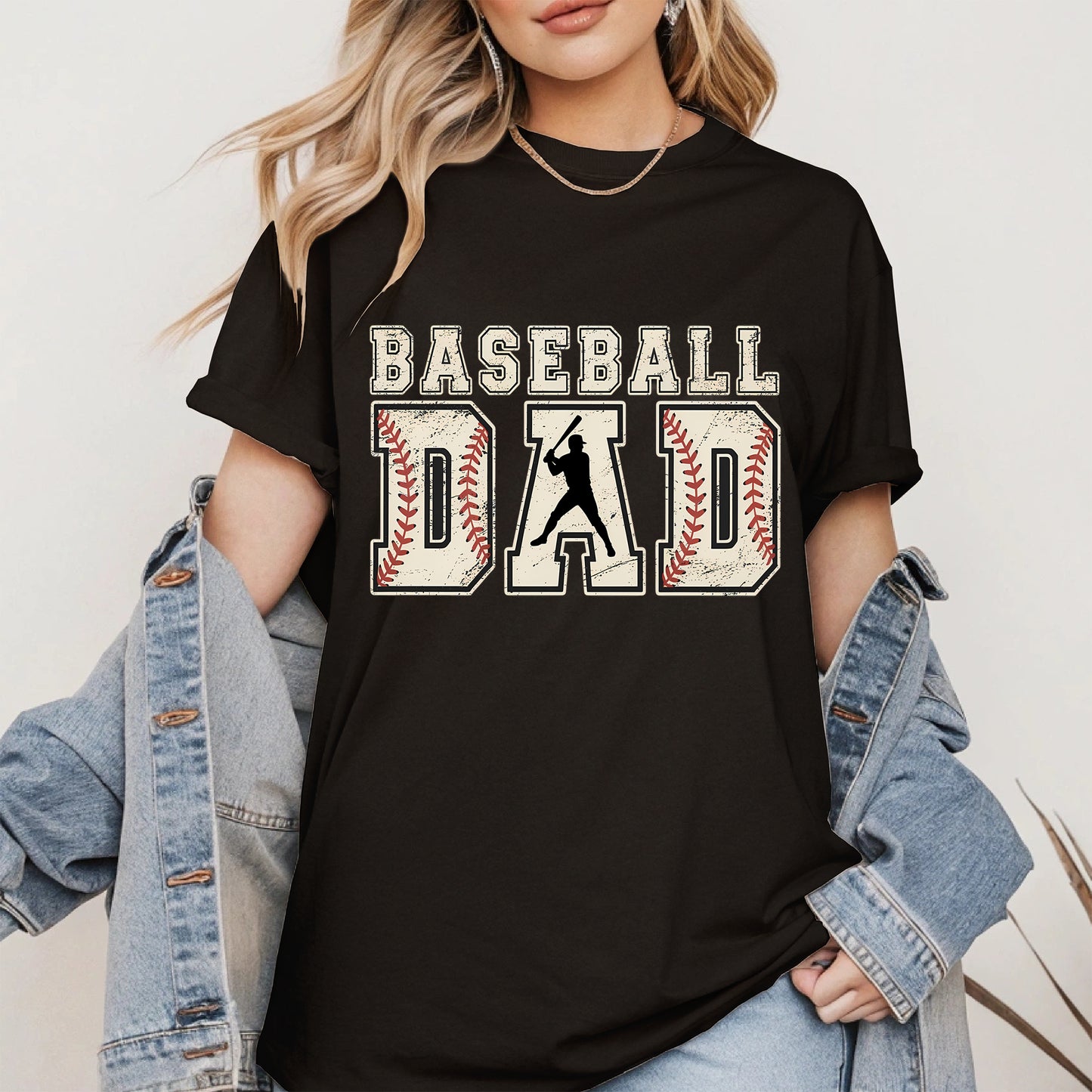 Classic Sports Tee for Proud Baseball Fathers