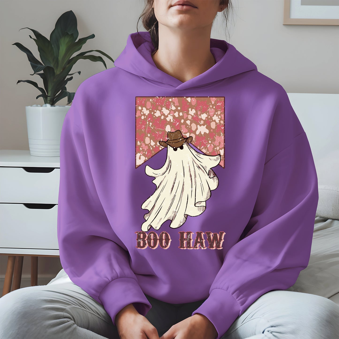 Boo Haw Western Ghost Cowgirl Tee