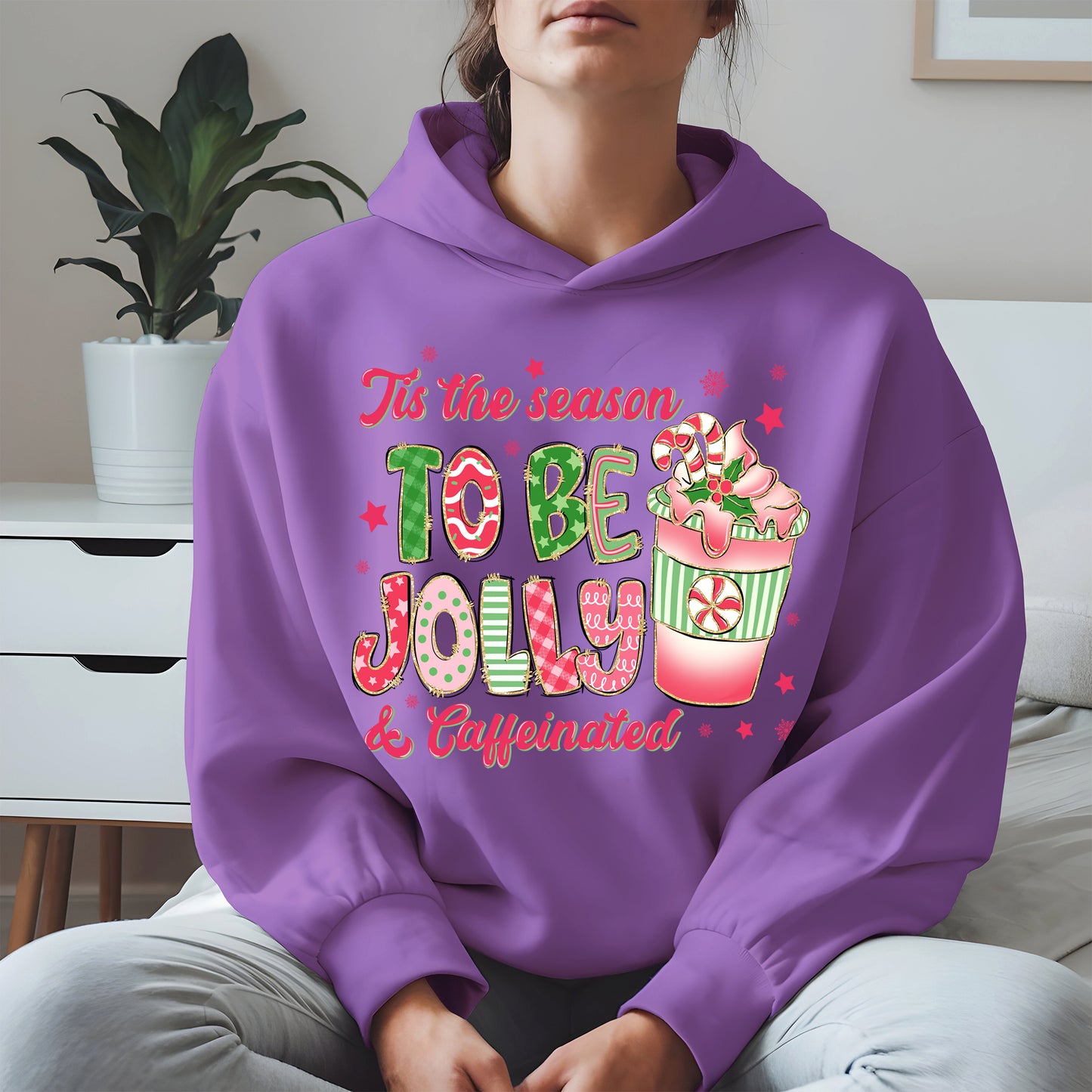 Tis the Season to Be Jolly and Caffeinated Shirt