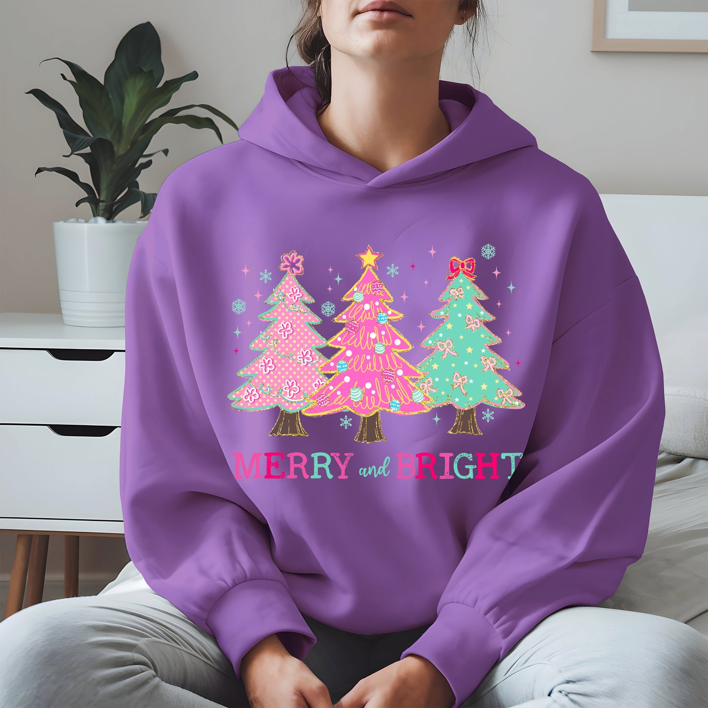 Merry and Bright Christmas Tree Shirt