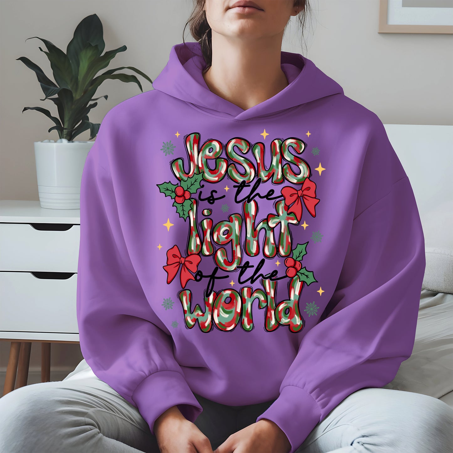 Jesus Light of the World Christmas Shirt