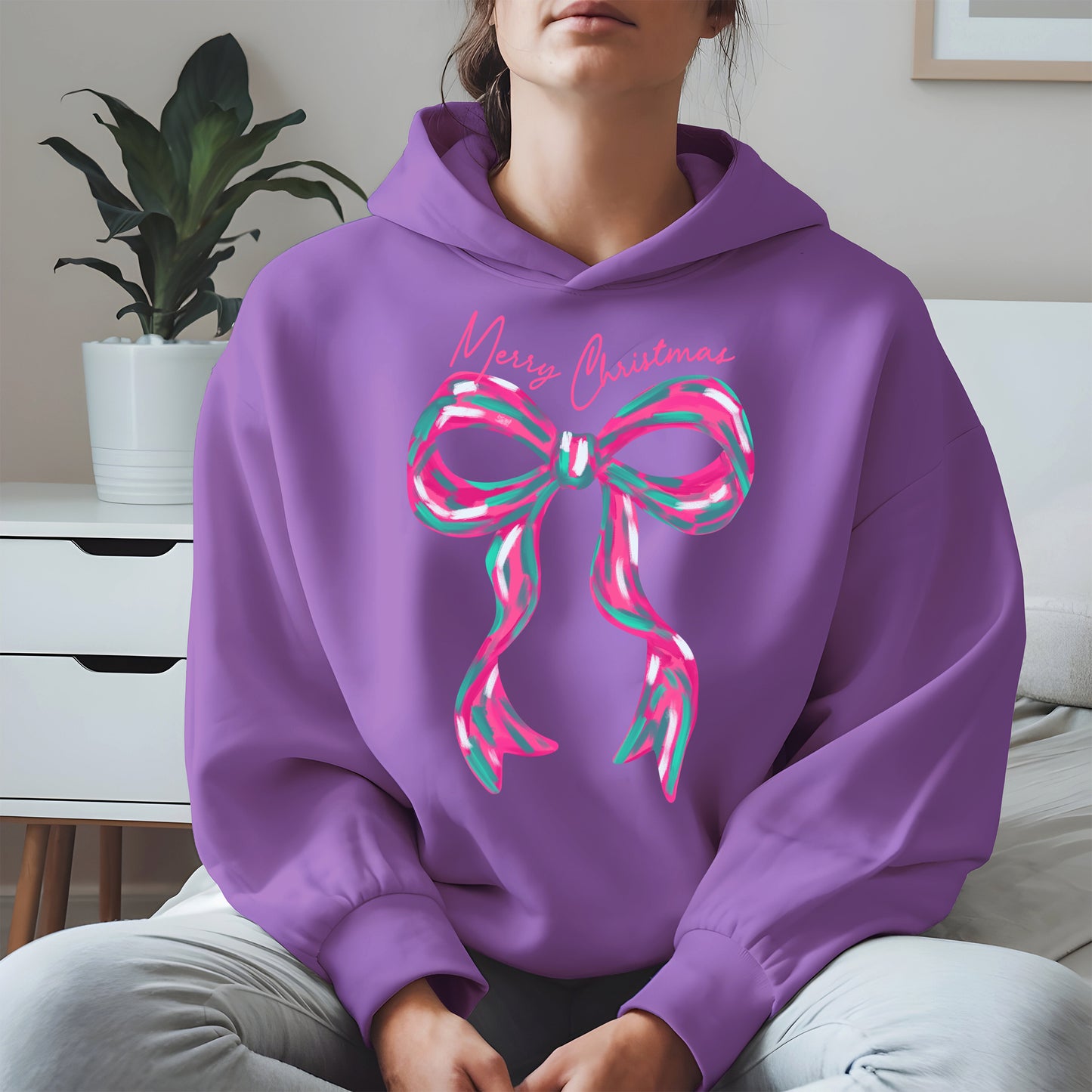 Merry Christmas Coquette Bow Shirt