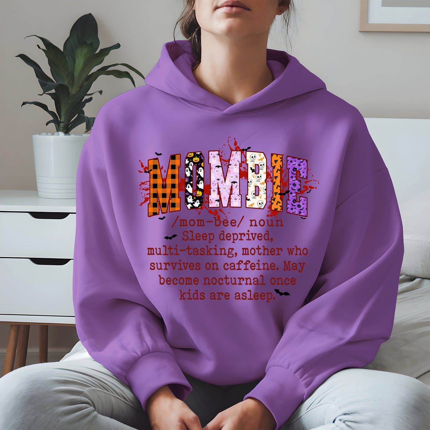 MOMBIE Halloween shirt and hoodie