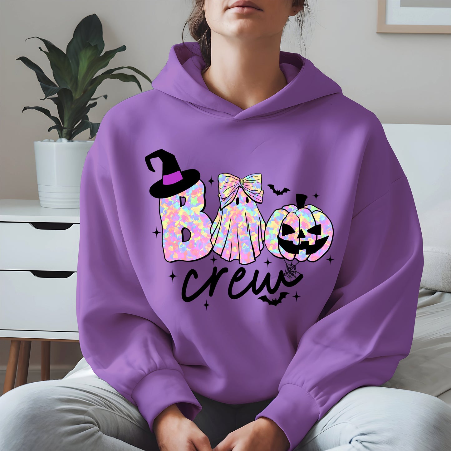 Boo Crew halloween shirt and hoodie