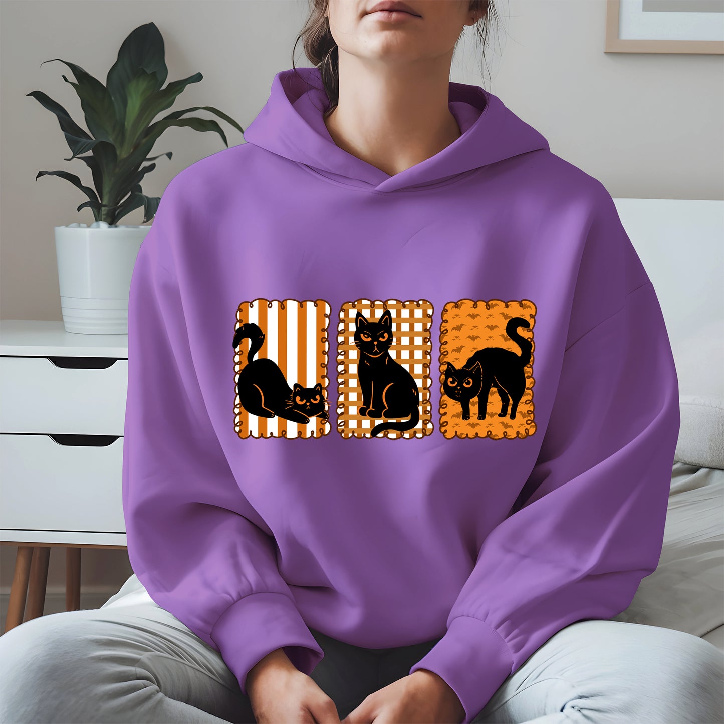 Black Cat Halloween shirt and sweatshirt