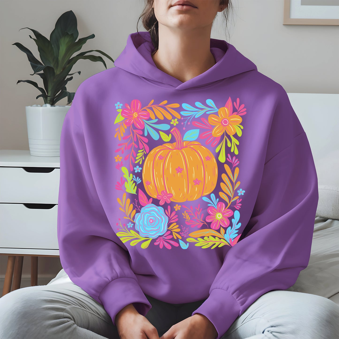 Neon Pumpkin halloween shirt