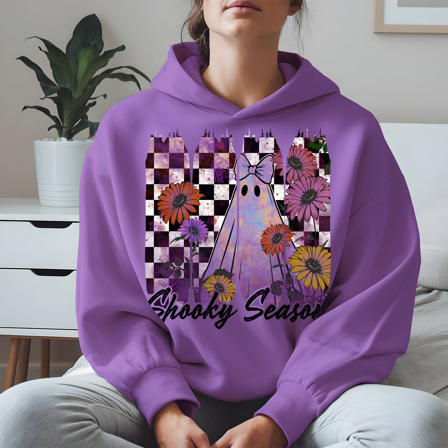 Floral Ghost Halloween shirt
