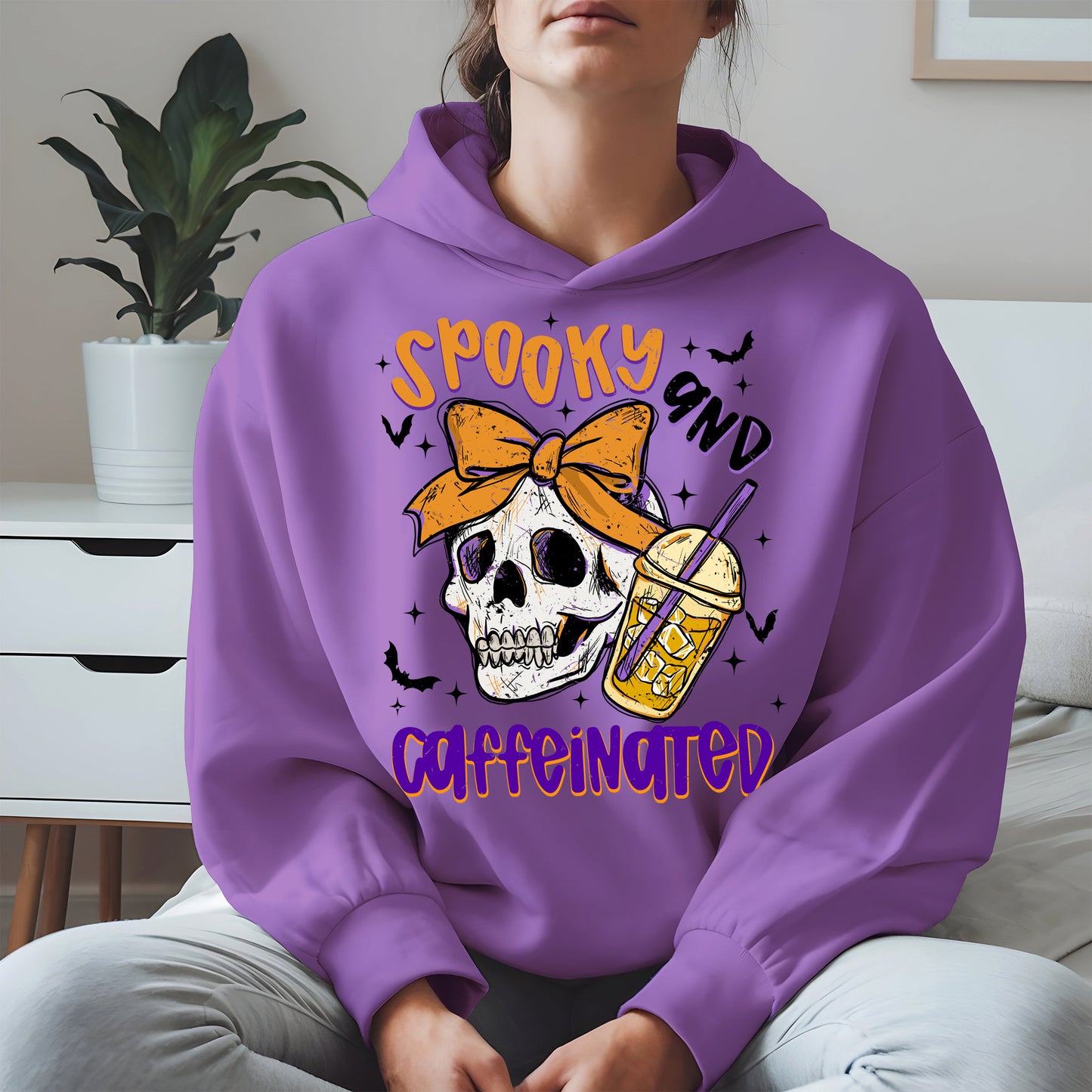 Spooky and Caffeinated halloween shirt
