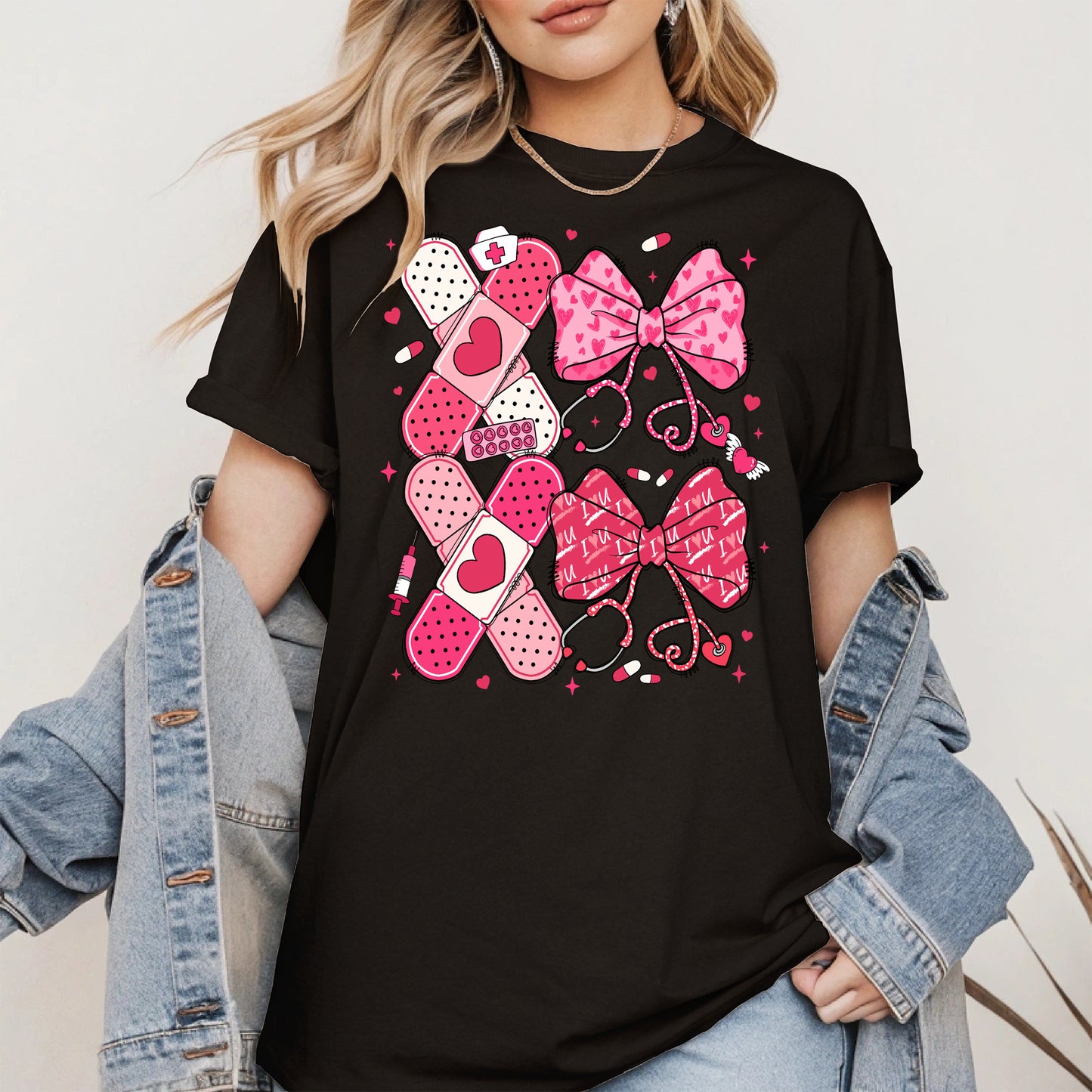 Cute Medical XOXO Nurse Valentine Shirt