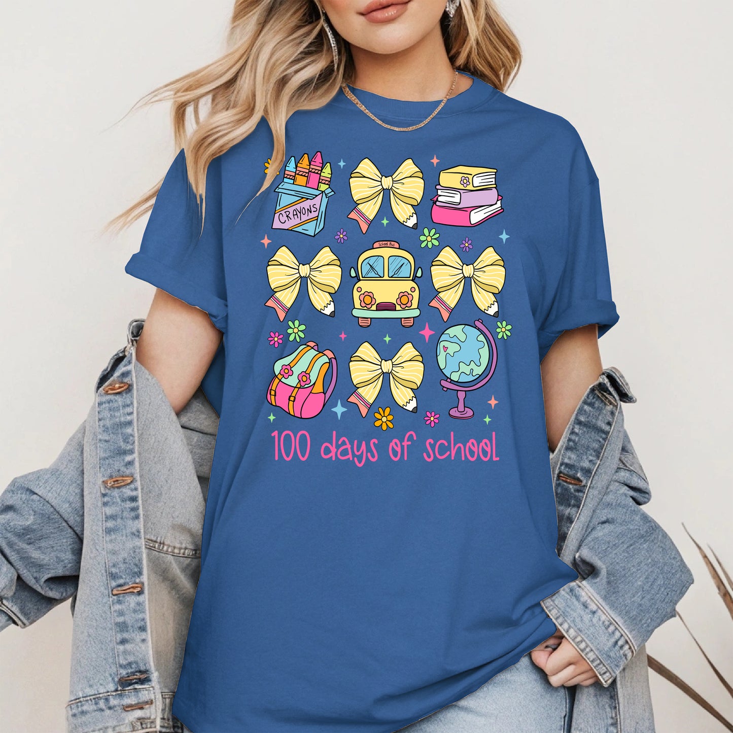 100 Days of School Coquette Shirt