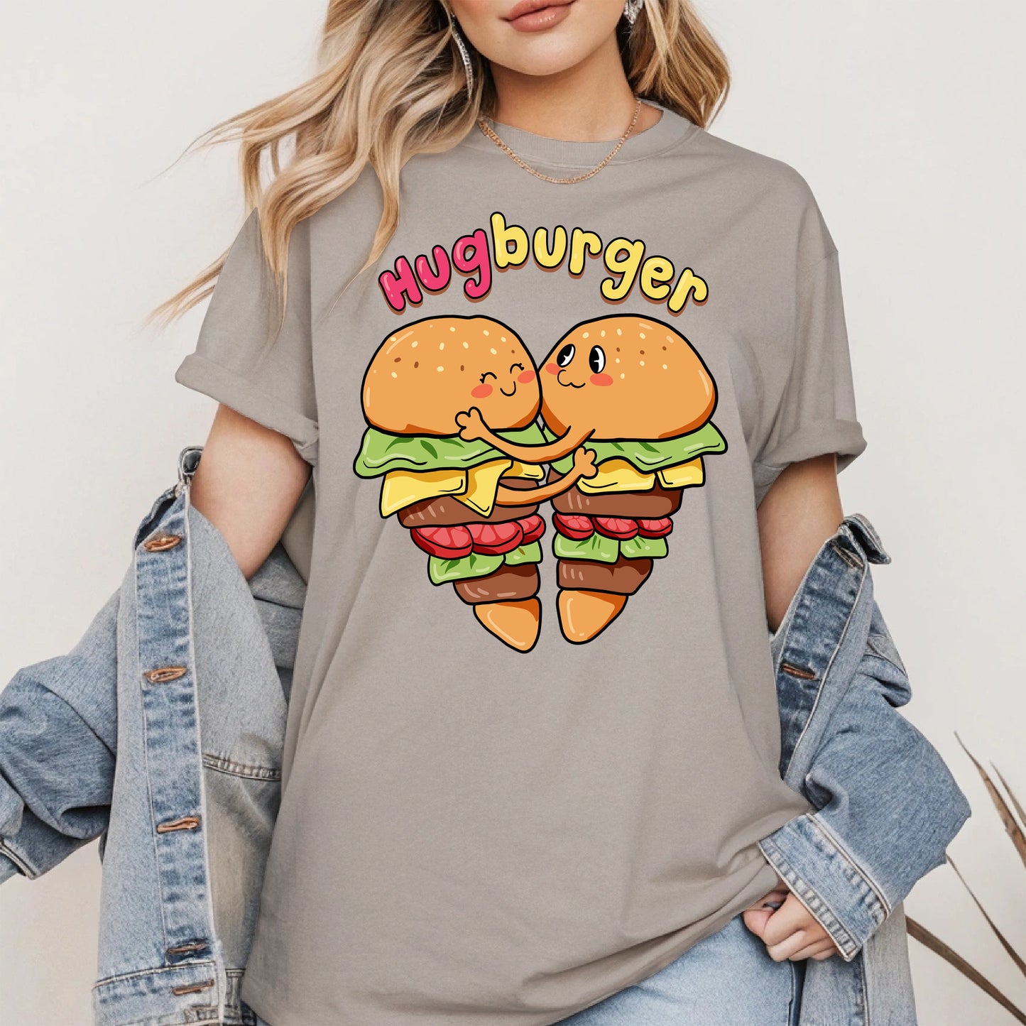 Hugburger Cute Couple Shirt