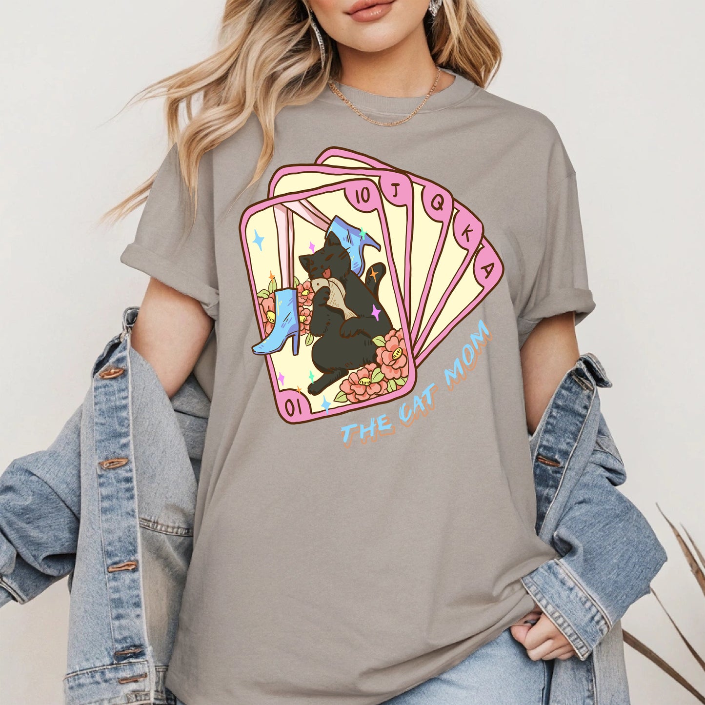 The Cat Mom Tarot Card Tee