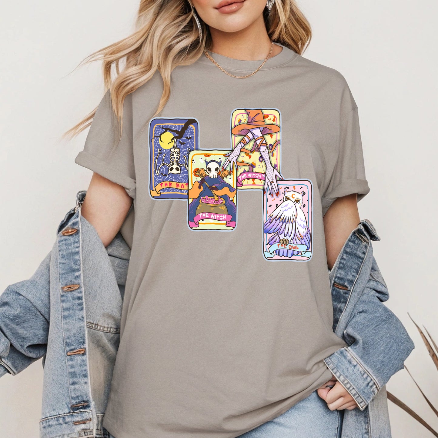 Halloween Tarot Card Trio Tee