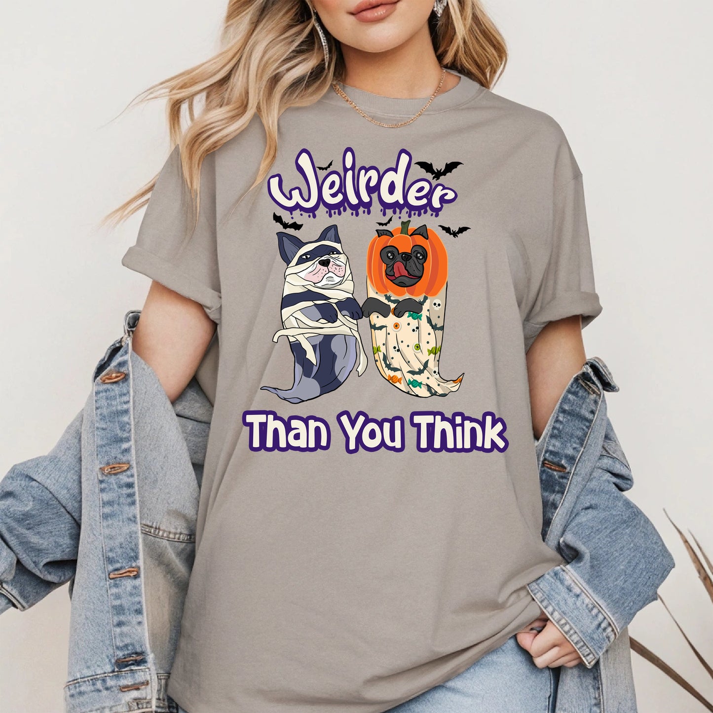 Weirder Than You Think Dog Ghost Tee
