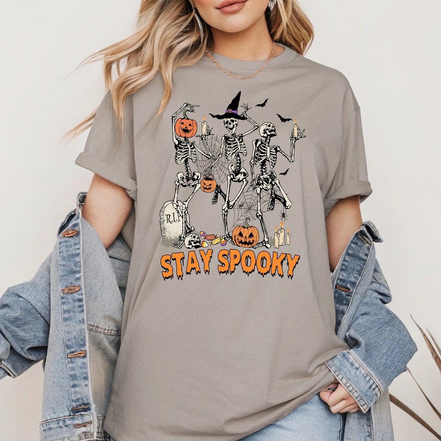 Dancing Skeleton Stay Spooky Shirt