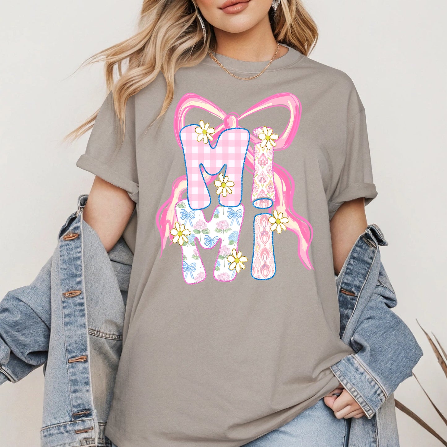 Cute MIMI Shirt Mother Tee Hoodie Sweatshirt Gift for Grandma