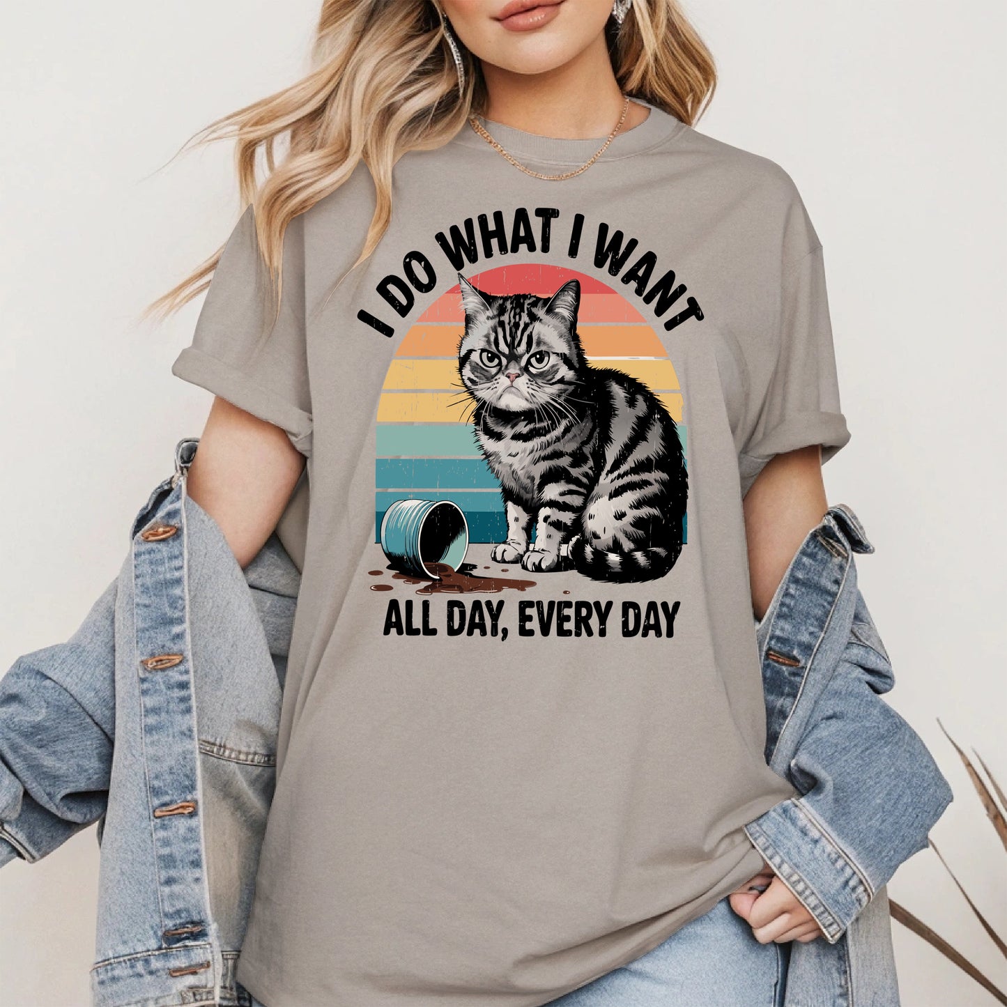 I Do What I Want Angry Cat Shirt Hoodie Sweatshirt