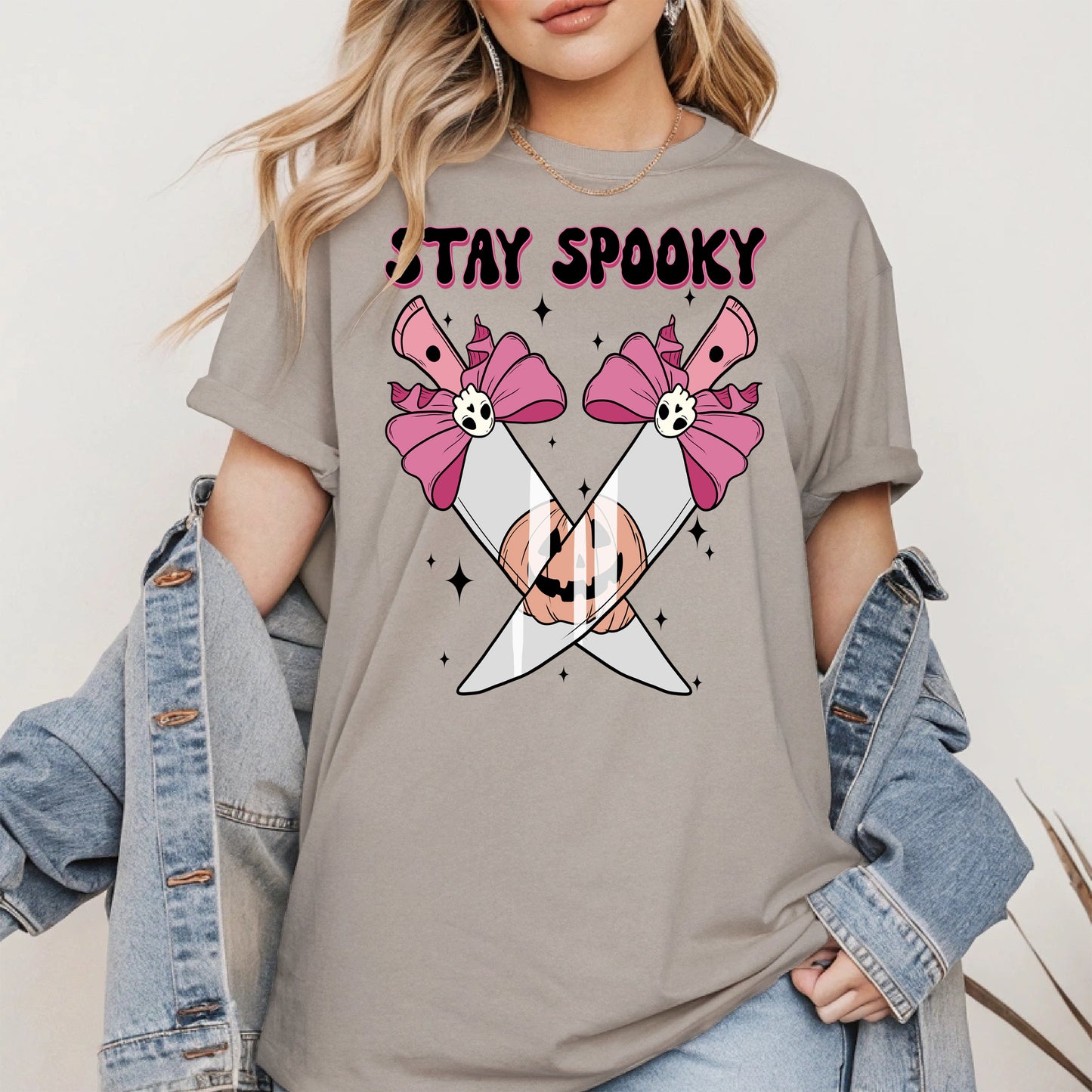 Stay Spooky Knife Halloween Shirt