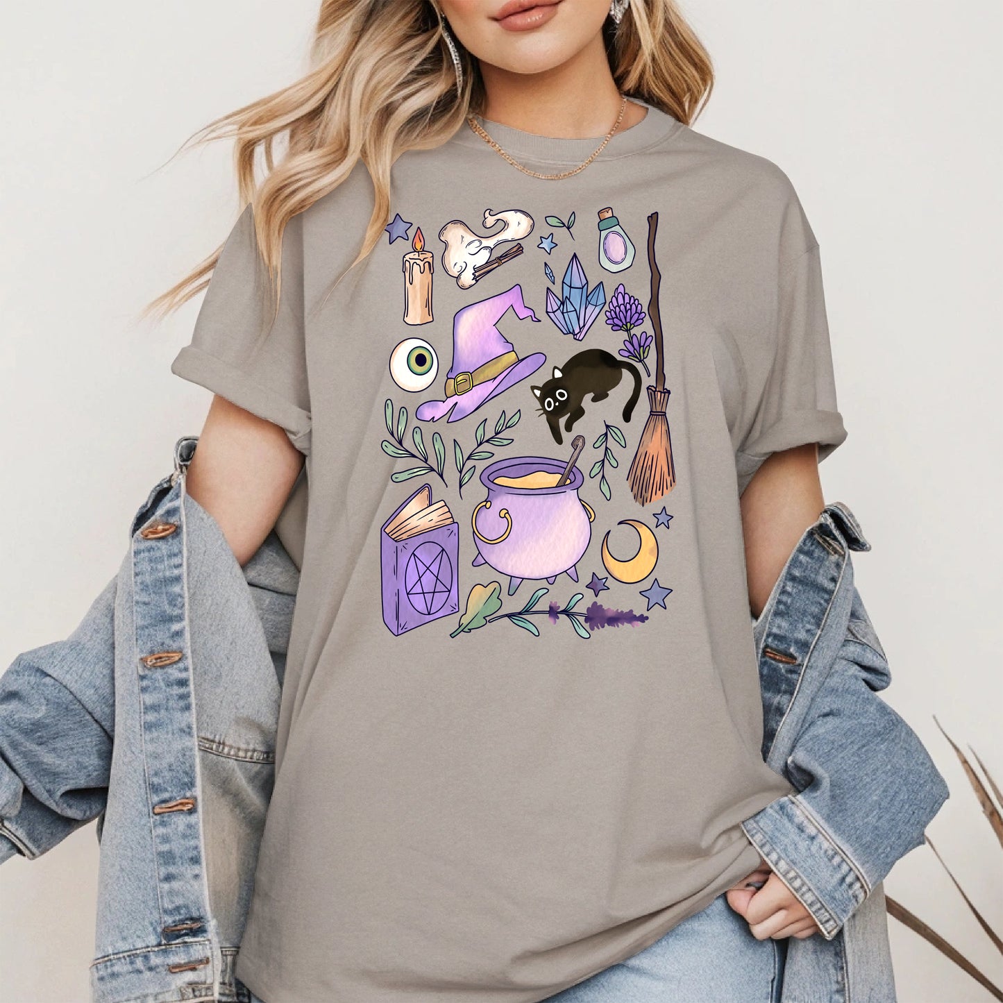 Witchy Aesthetic Halloween Shirt