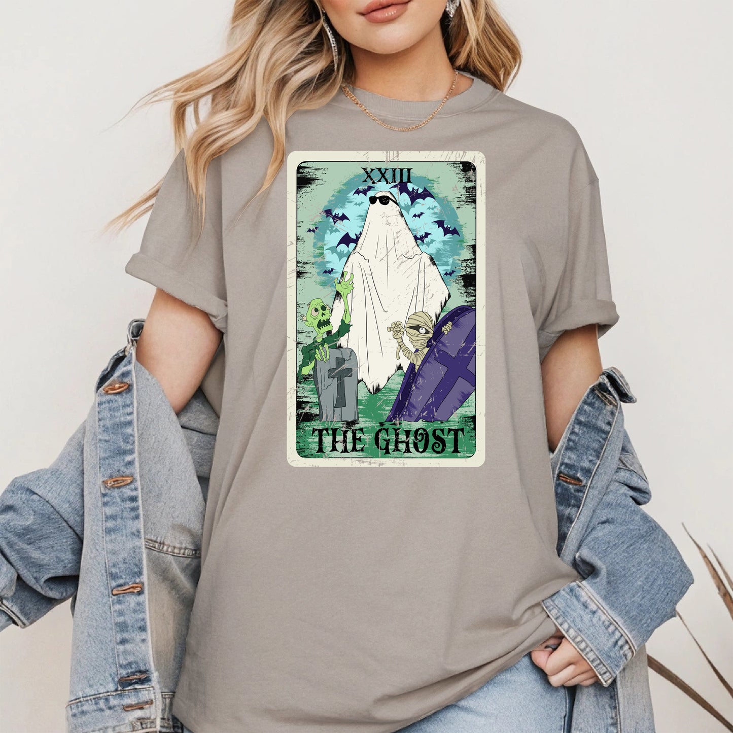 The Ghost Tarot Halloween Shirt
