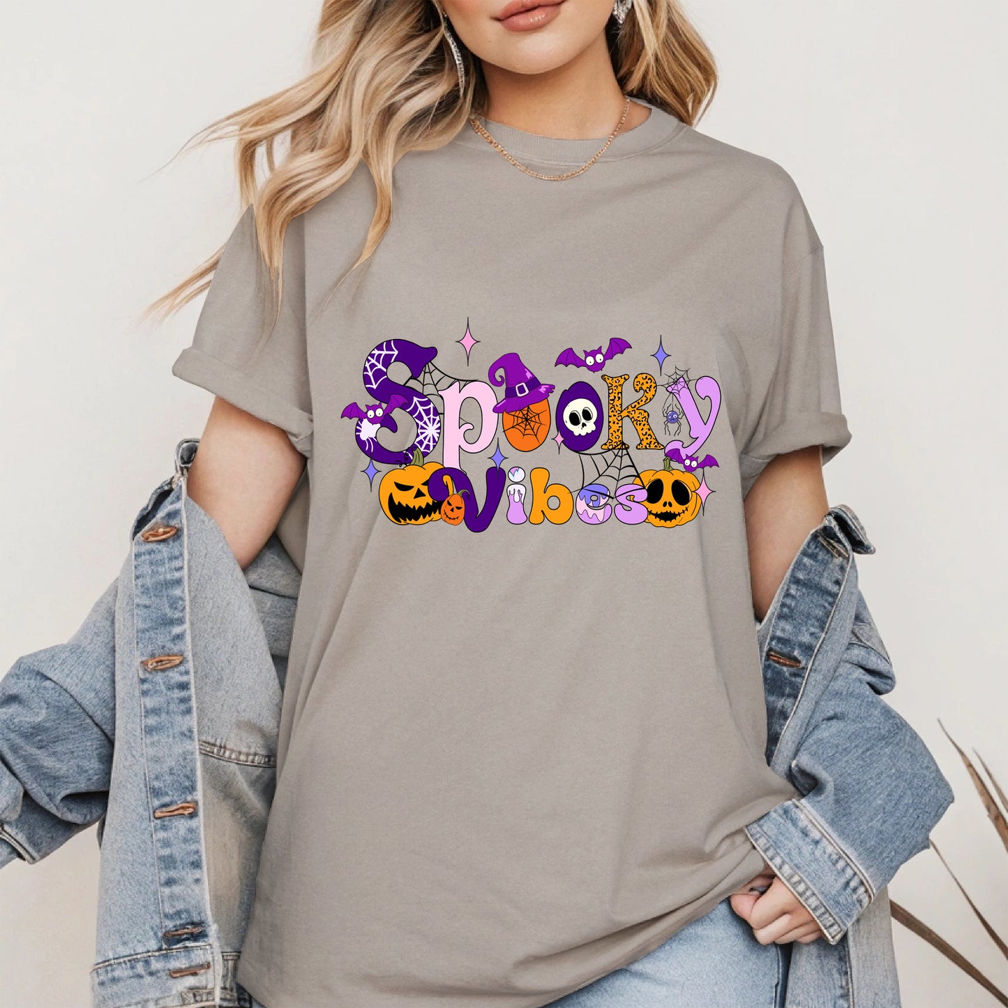 Spooky Vibes Halloween Sweatshirt