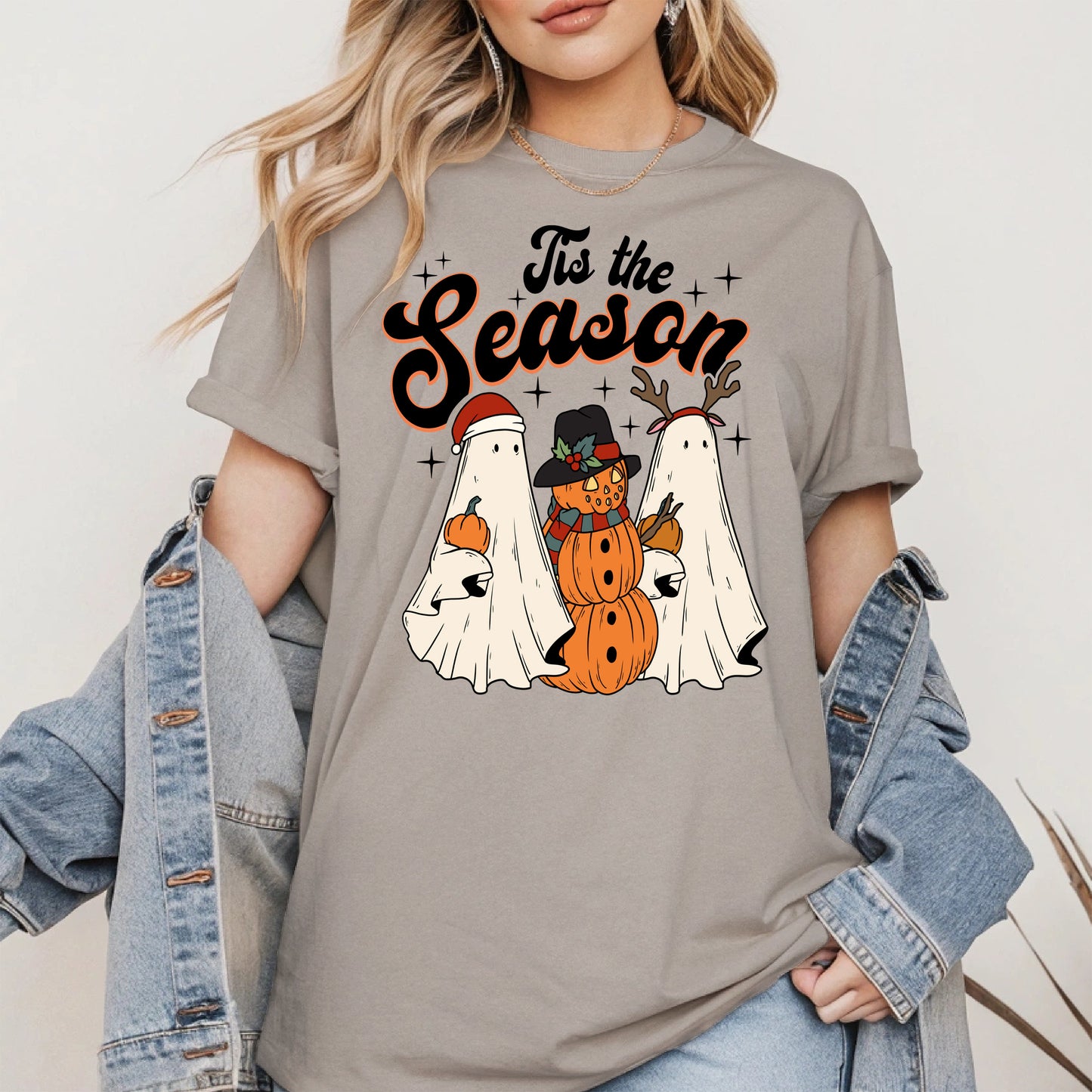 Ghost Pumpkin Season Shirt Halloween