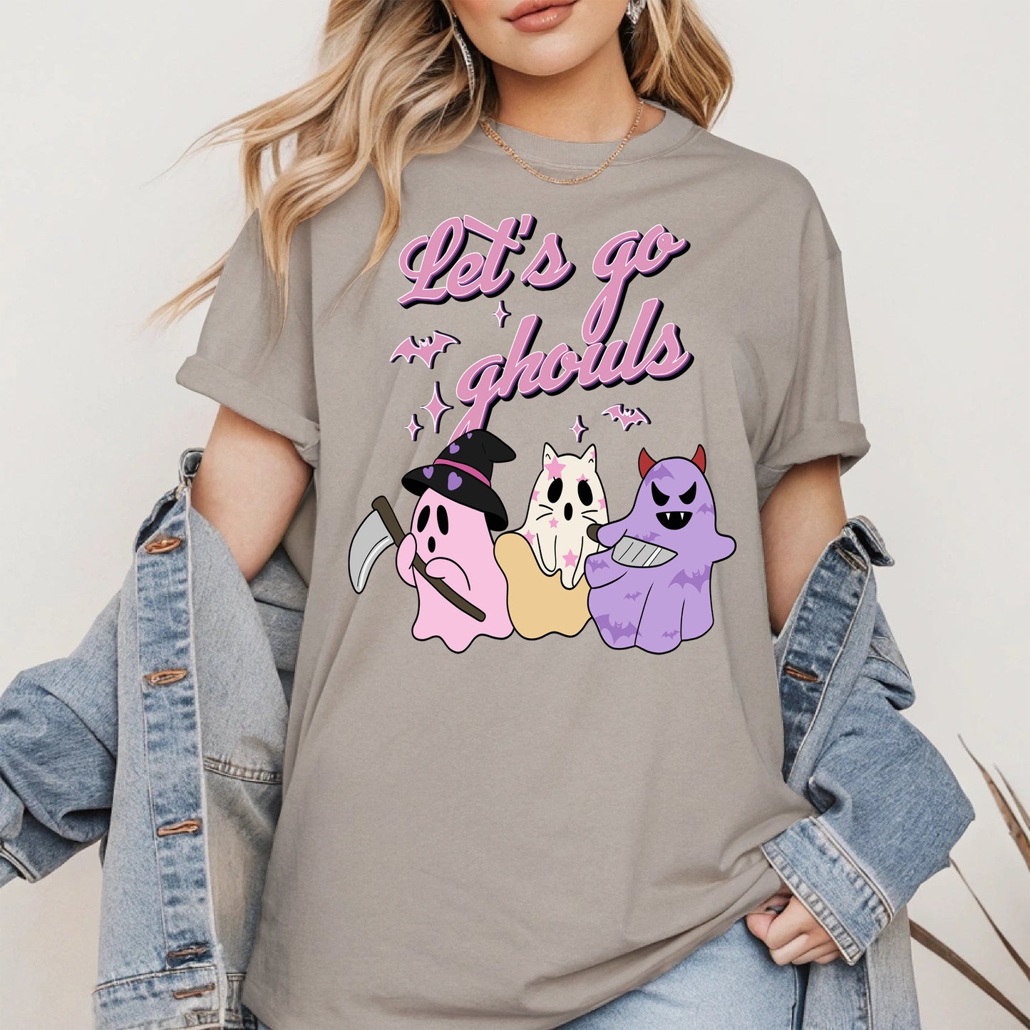 Let’s Go Ghouls Shirt Cute Halloween Ghost